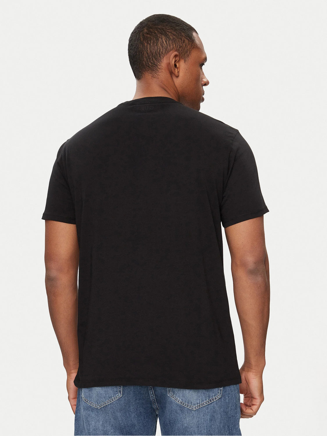 Guess T Shirt M4gi56 K9rm1 Blk Orange Preto Laranja_shot1