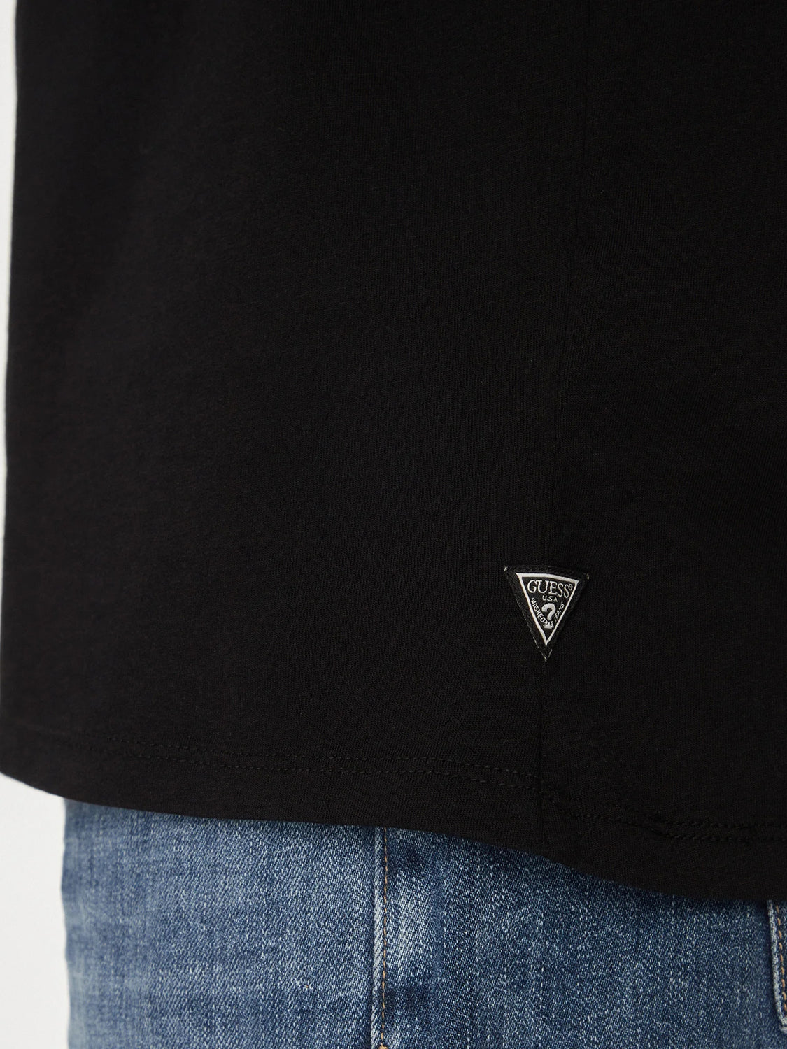 Guess T Shirt M4gi56 K9rm1 Blk Orange Preto Laranja_shot3