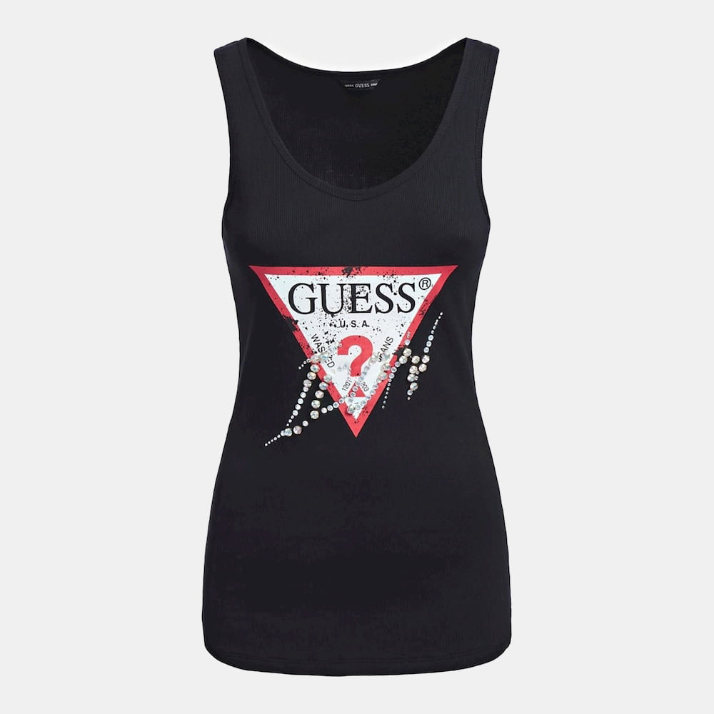 Guess T Shirt W0bp00k1810 Black Preto Shot4