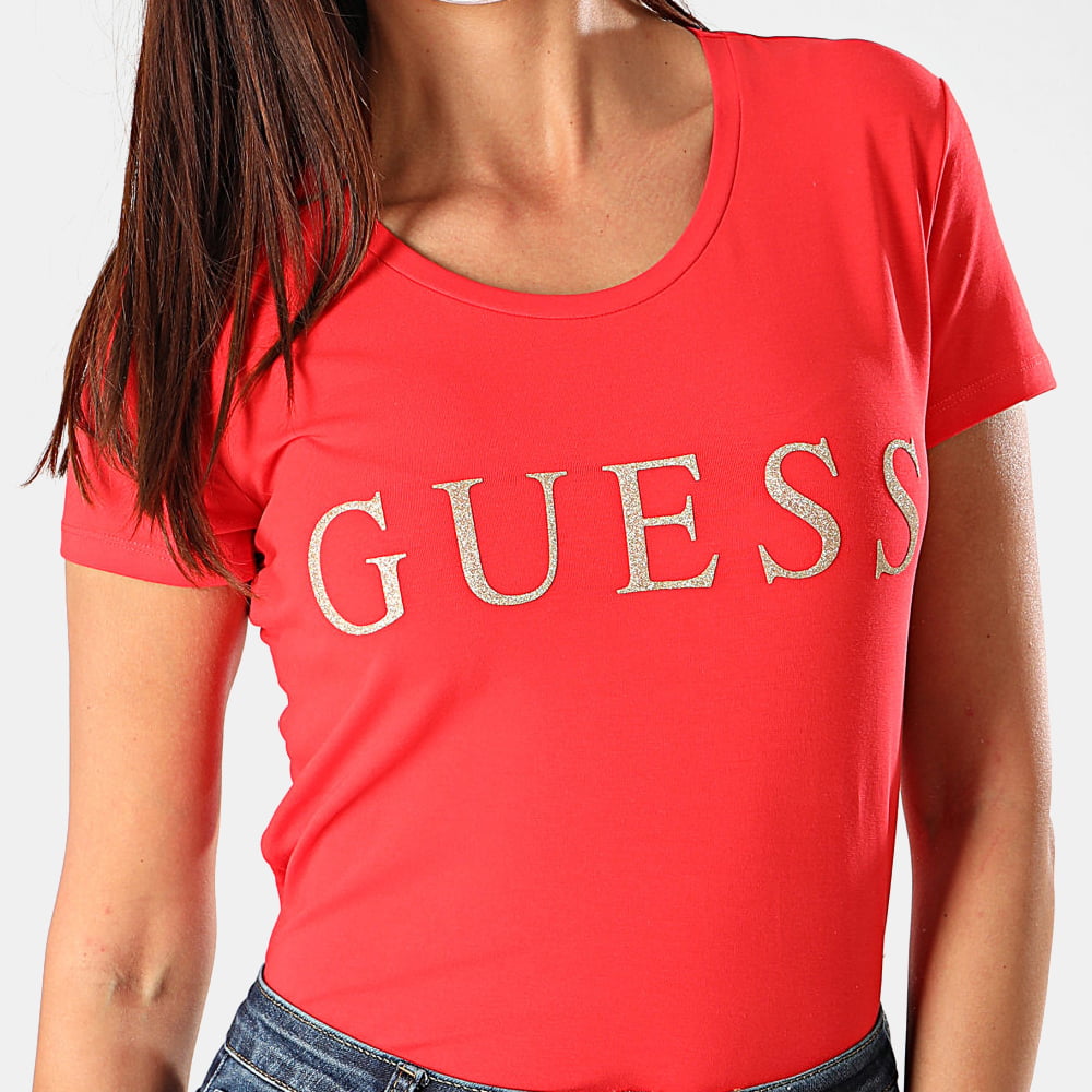 Guess T Shirt W0yi0l J1300 Red Vermelho Shot7