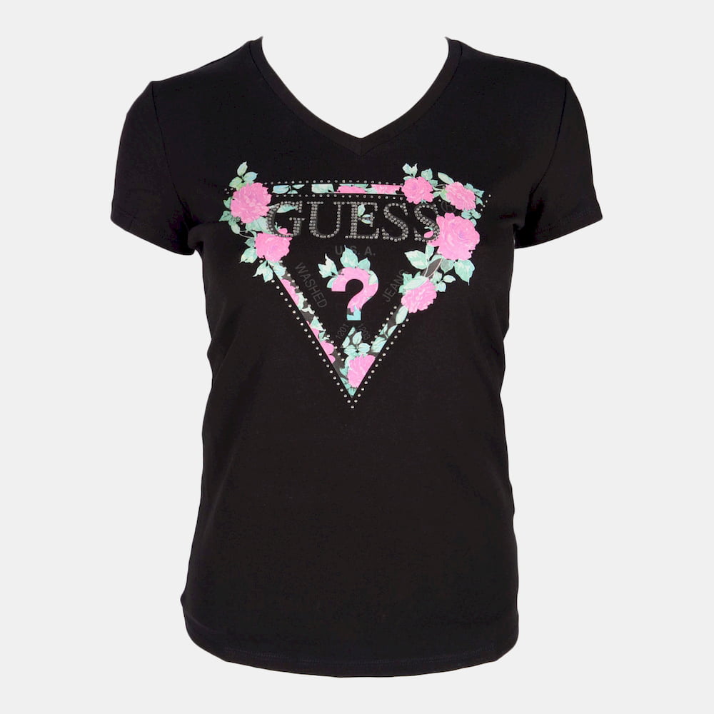 Guess T Shirt W0yi85 J1300 Black Preto Shot4