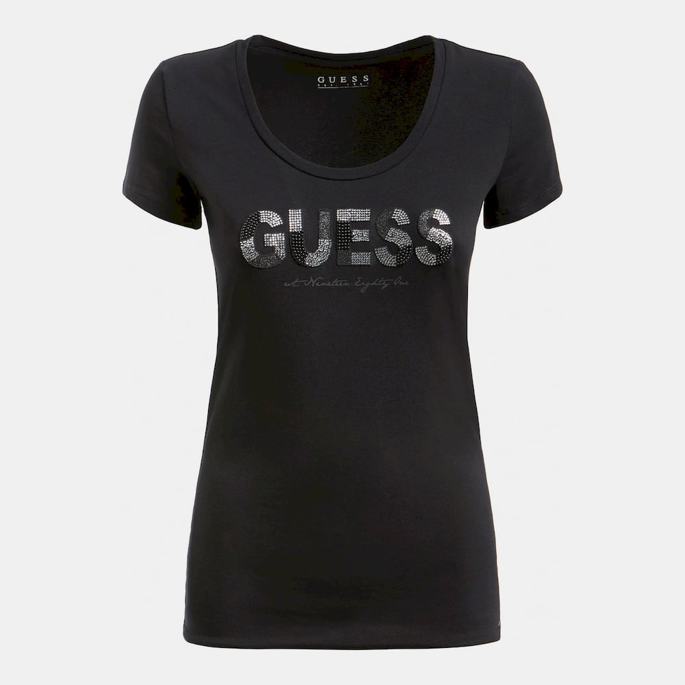 Guess T Shirt W1gi36j1300 Black Preto Shot4
