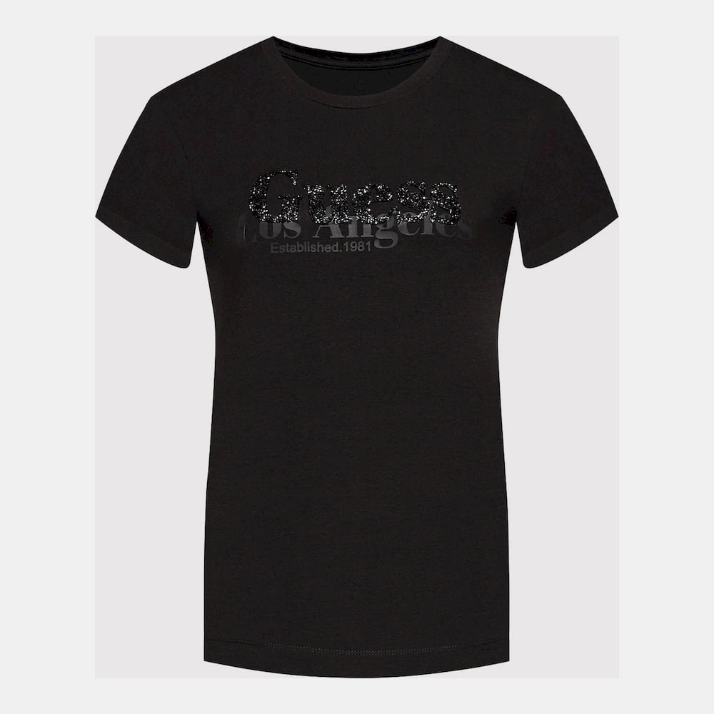 Guess T Shirt W2ri00 J1311 Black Preto Shot4