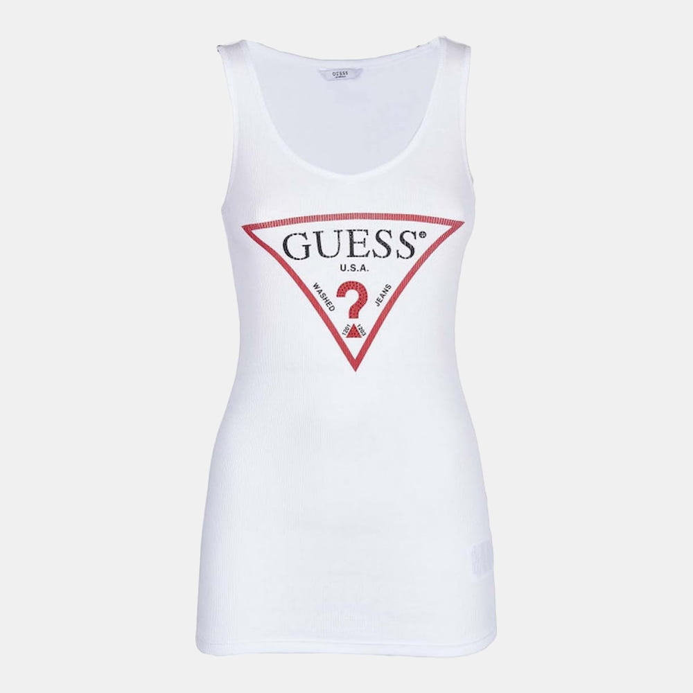 Guess T Shirt W92i92 White Branco Shot2