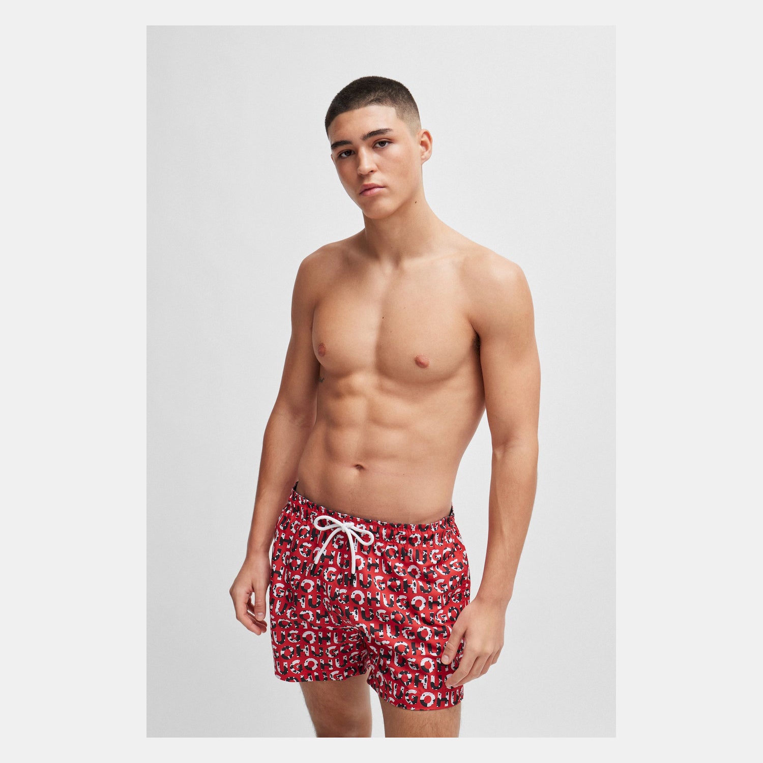 Hugo Calcao De Banho Swim Shorts Tortuga 504743 Red Vermelho_shot2