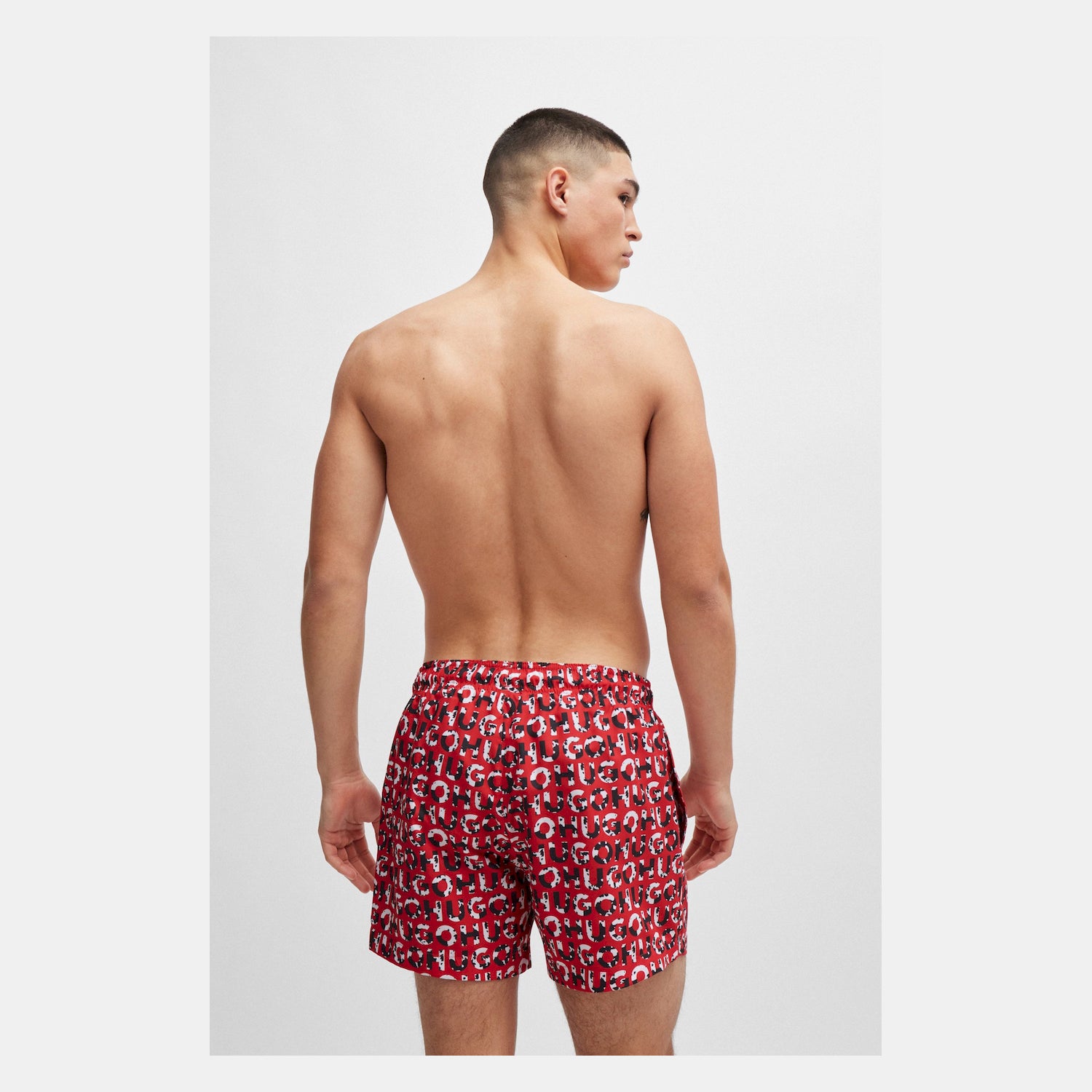 Hugo Calcao De Banho Swim Shorts Tortuga 504743 Red Vermelho_shot3