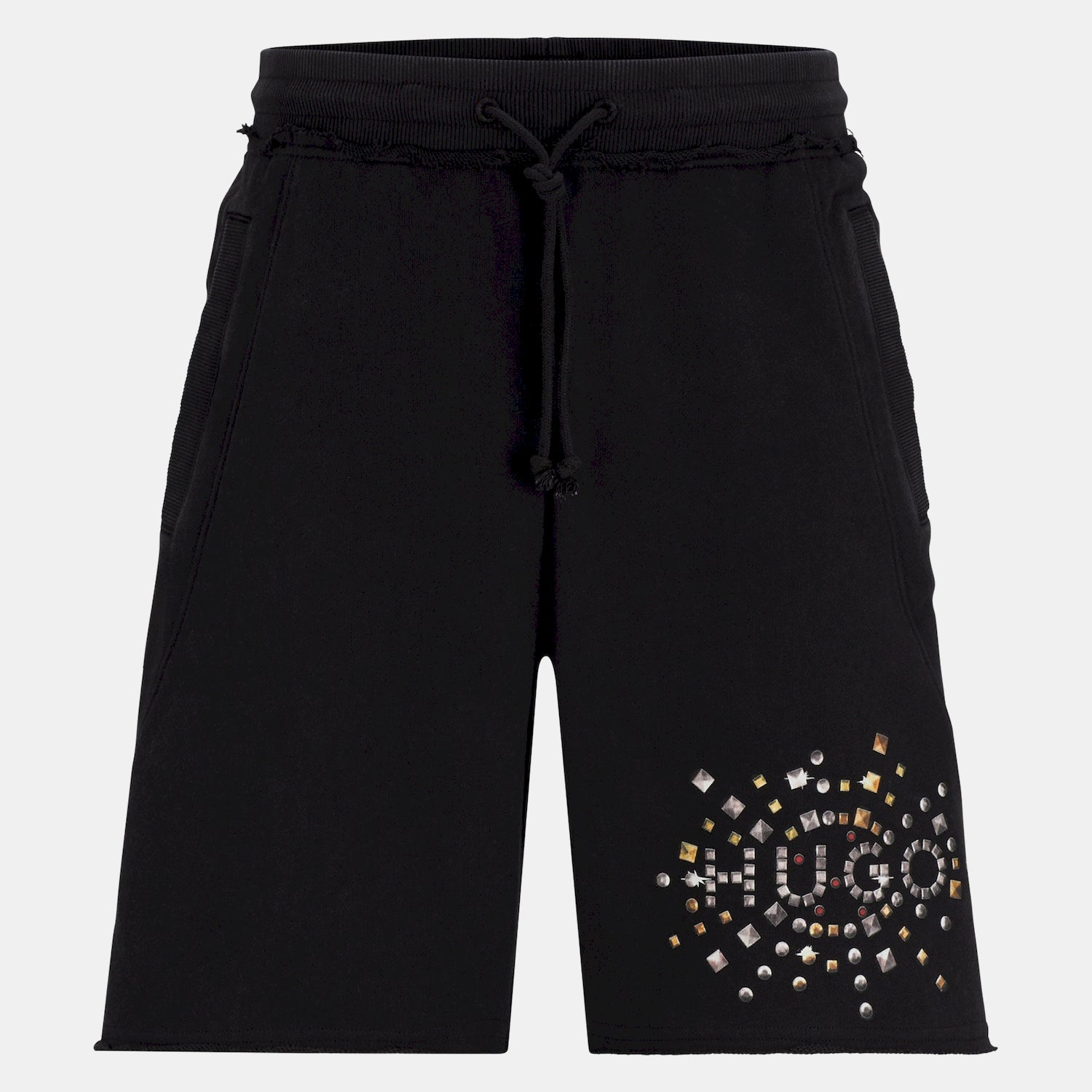 Hugo Calcao Shorts Dlake Black Preto_shot1