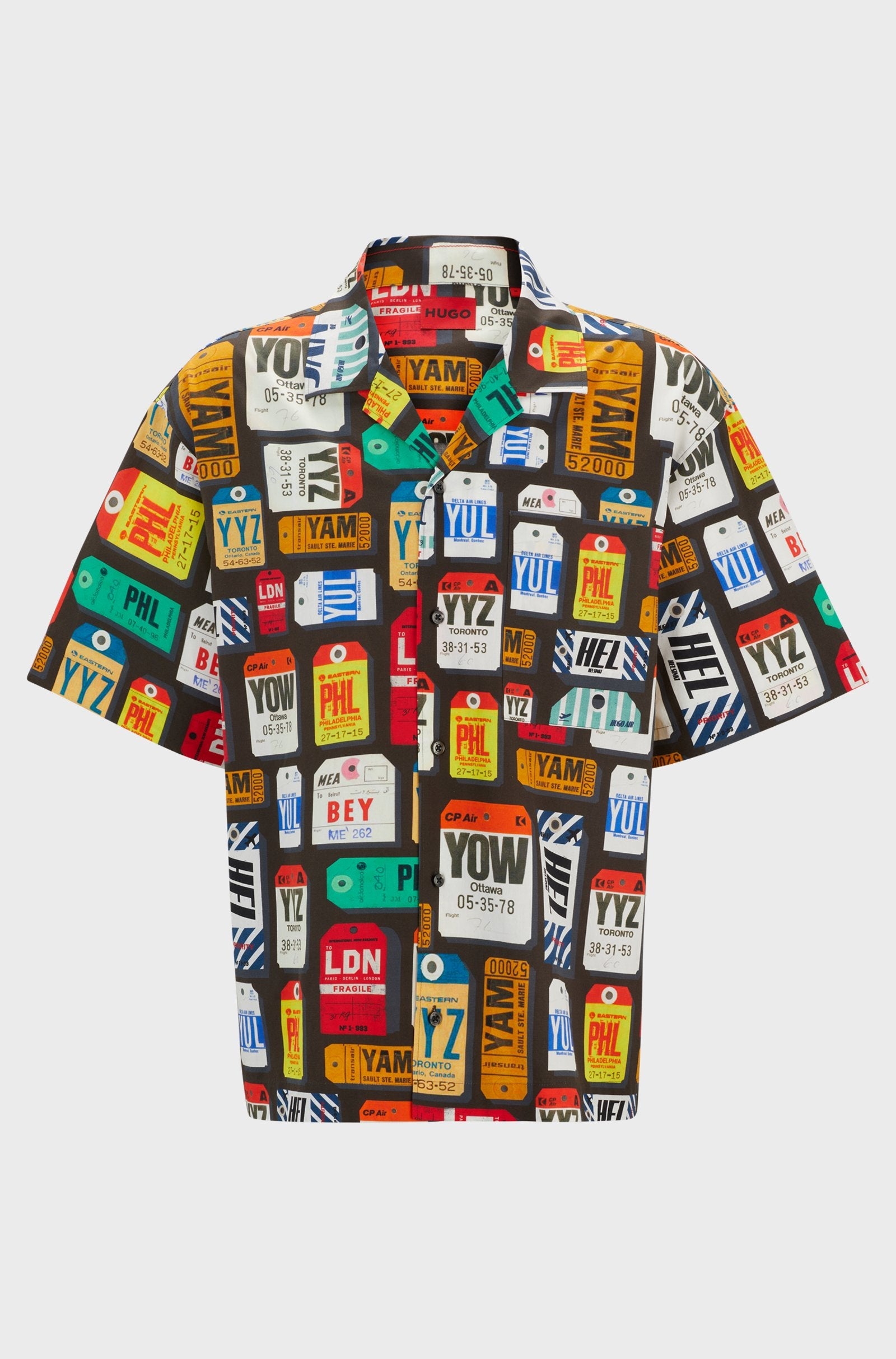 Hugo Camisa Shirt Egeeno 5051964 Multicolor Multicolor_shot1