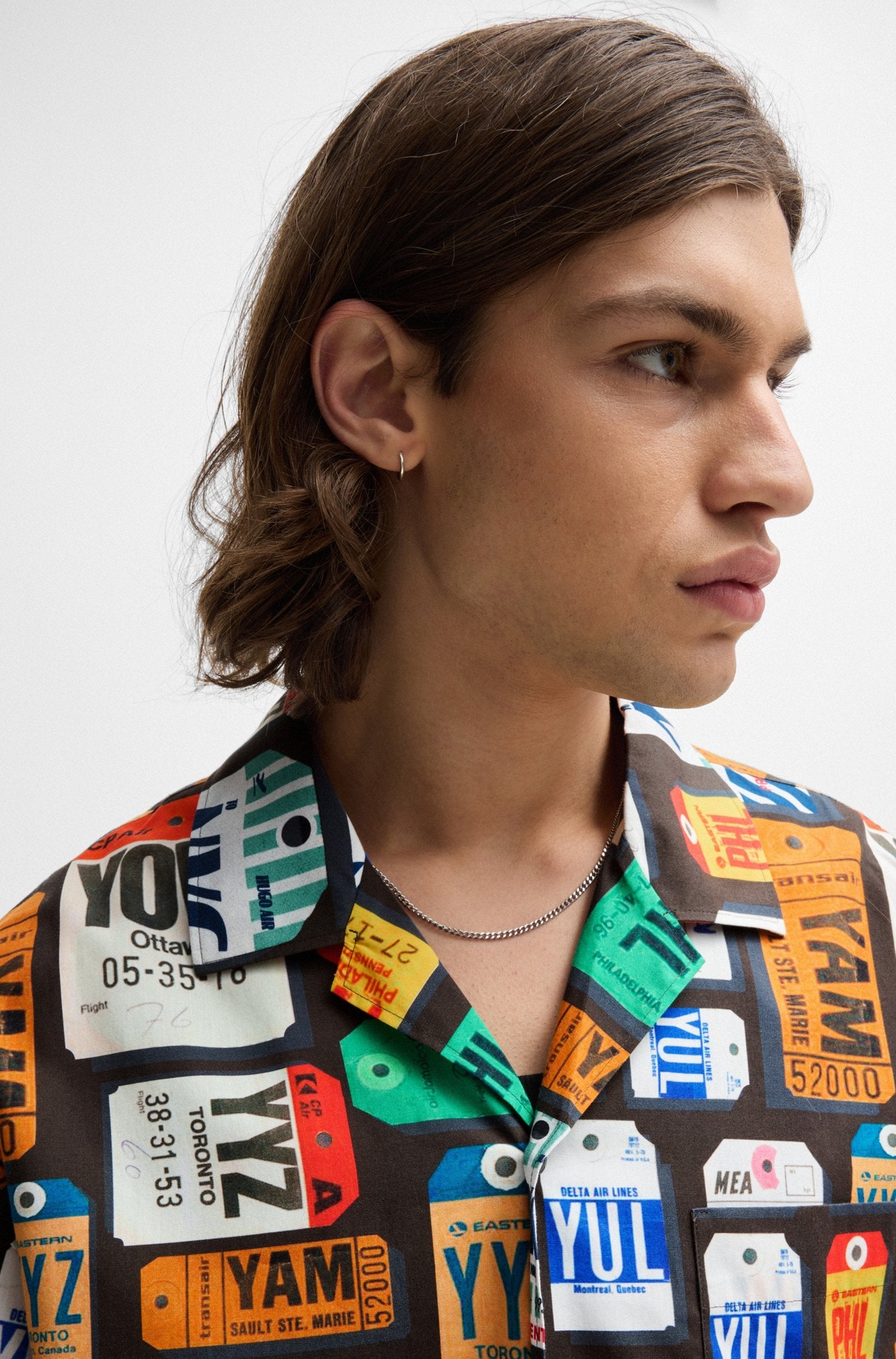 Hugo Camisa Shirt Egeeno 5051964 Multicolor Multicolor_shot2