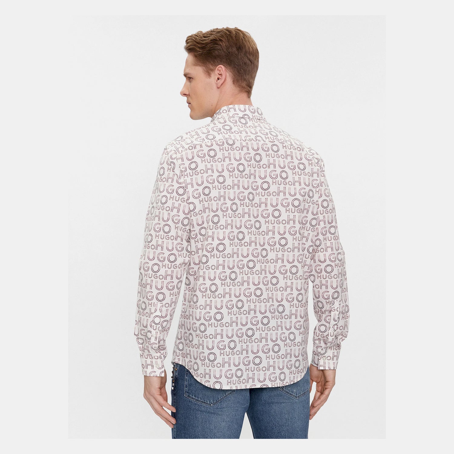 Hugo Camisa Shirt Emero 50508663 White Branco_shot1