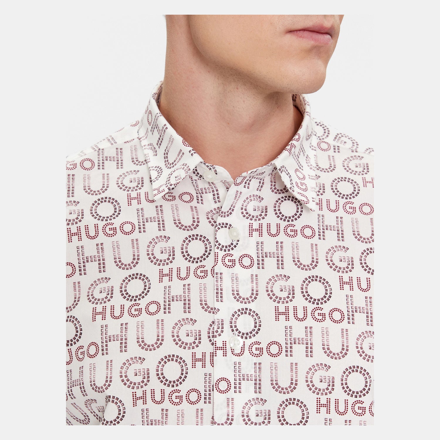 Hugo Camisa Shirt Emero 50508663 White Branco_shot2