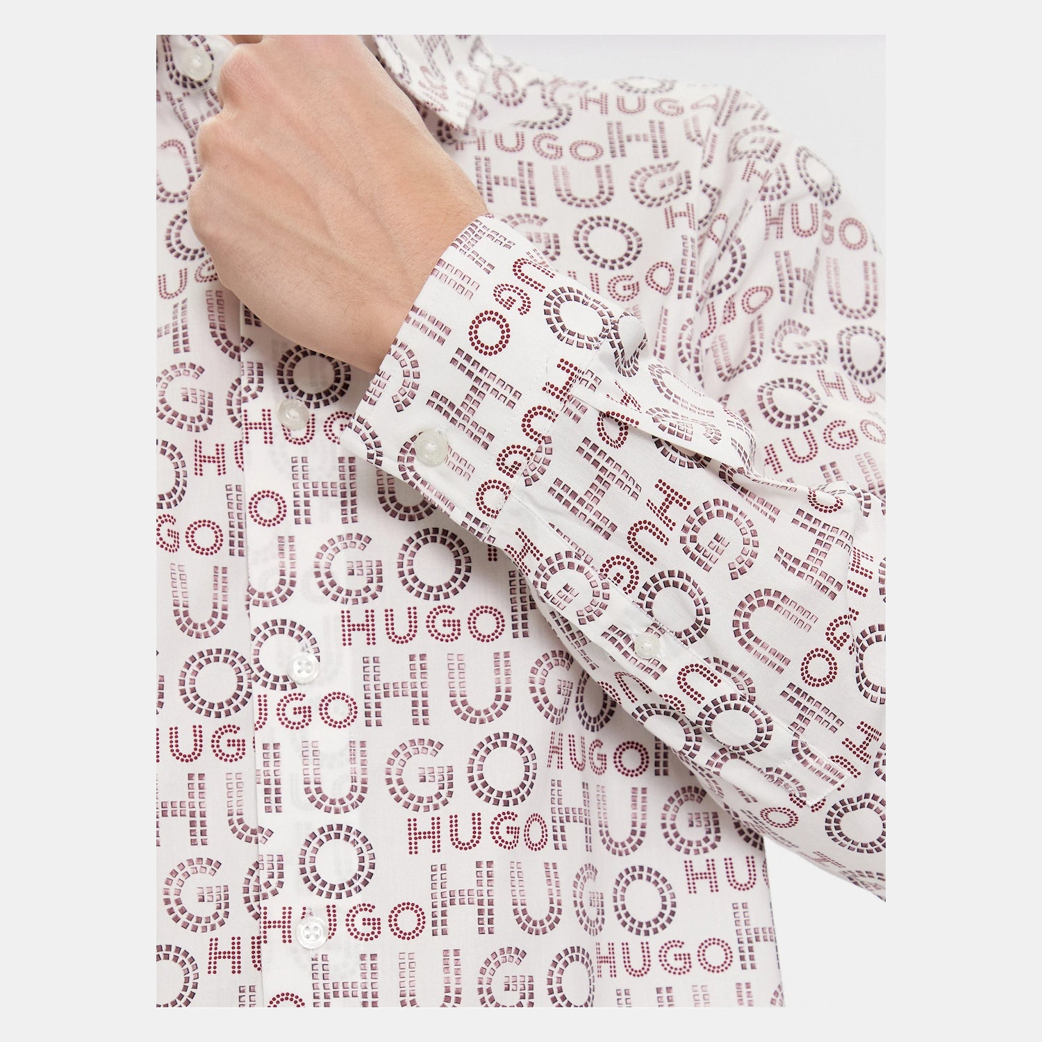 Hugo Camisa Shirt Emero 50508663 White Branco_shot3