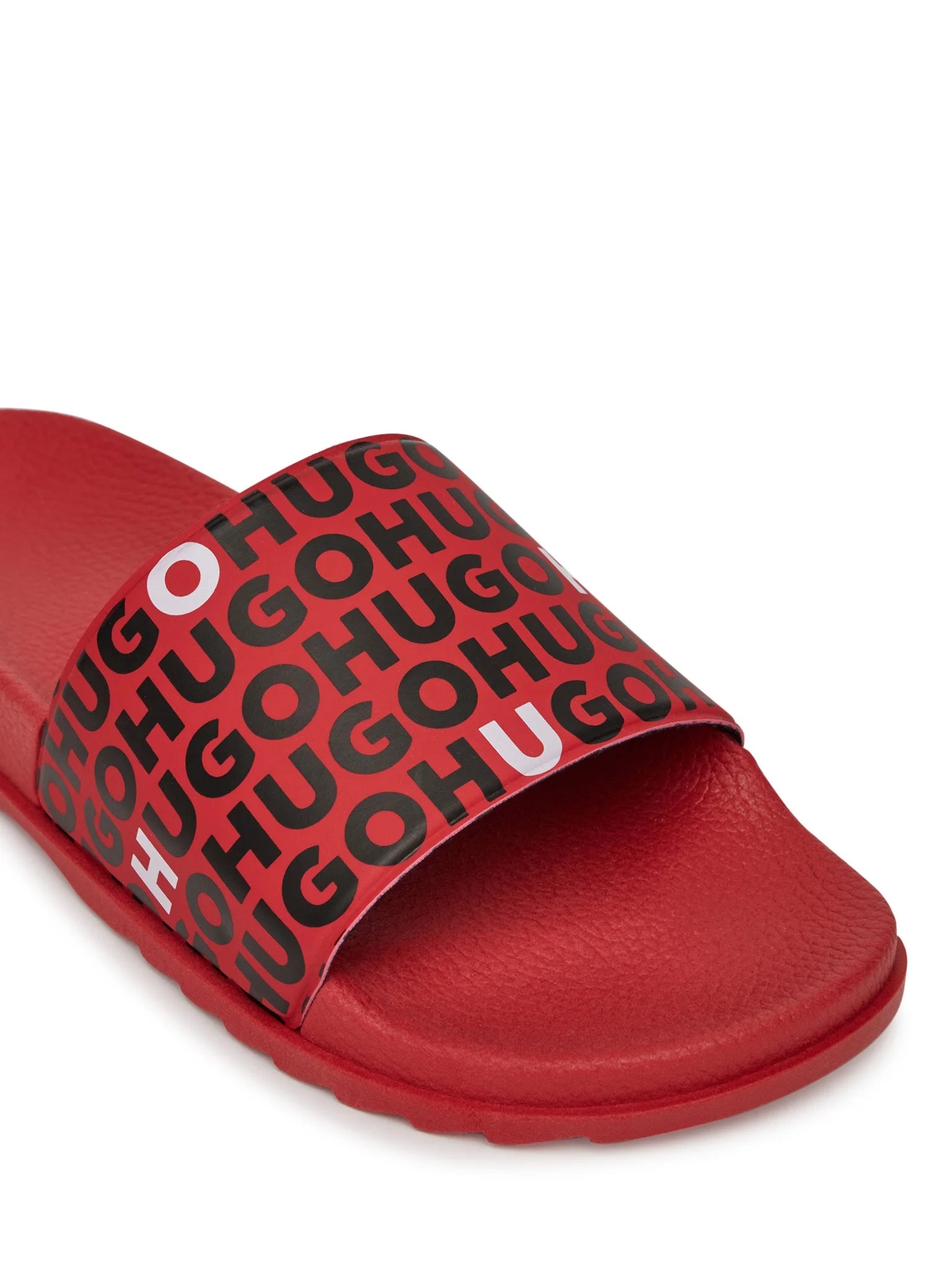Hugo Chinelos Slippers Match Slid Aol Red Multi Vermelho Multicolor_shot1