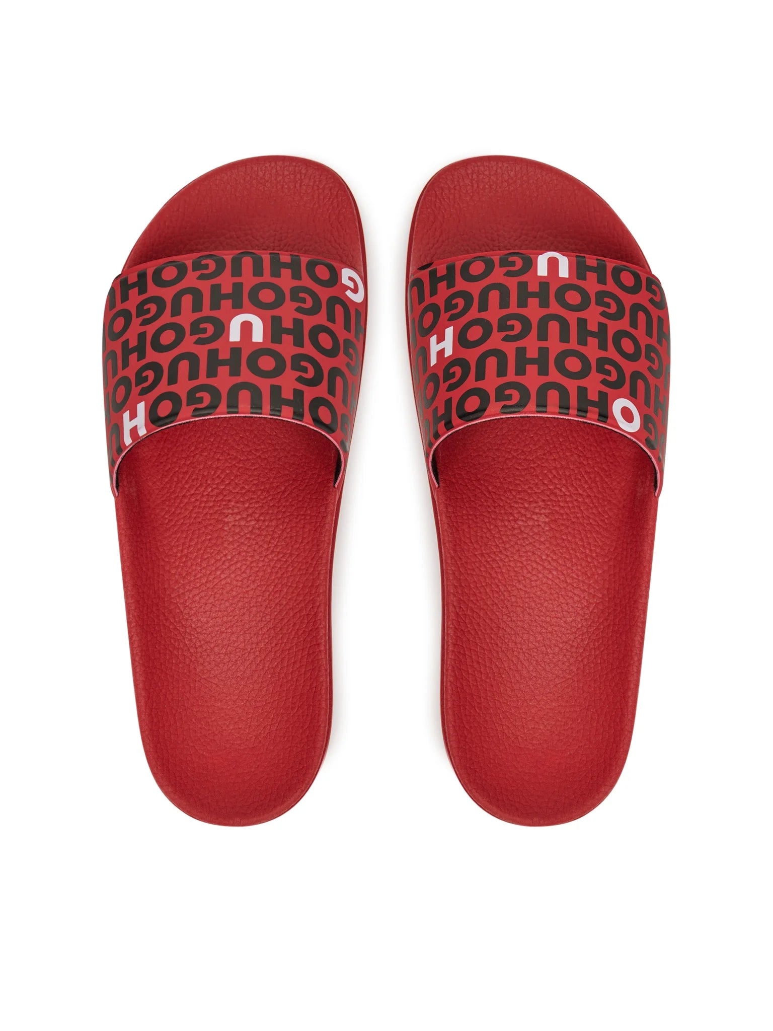 Hugo Chinelos Slippers Match Slid Aol Red Multi Vermelho Multicolor_shot3