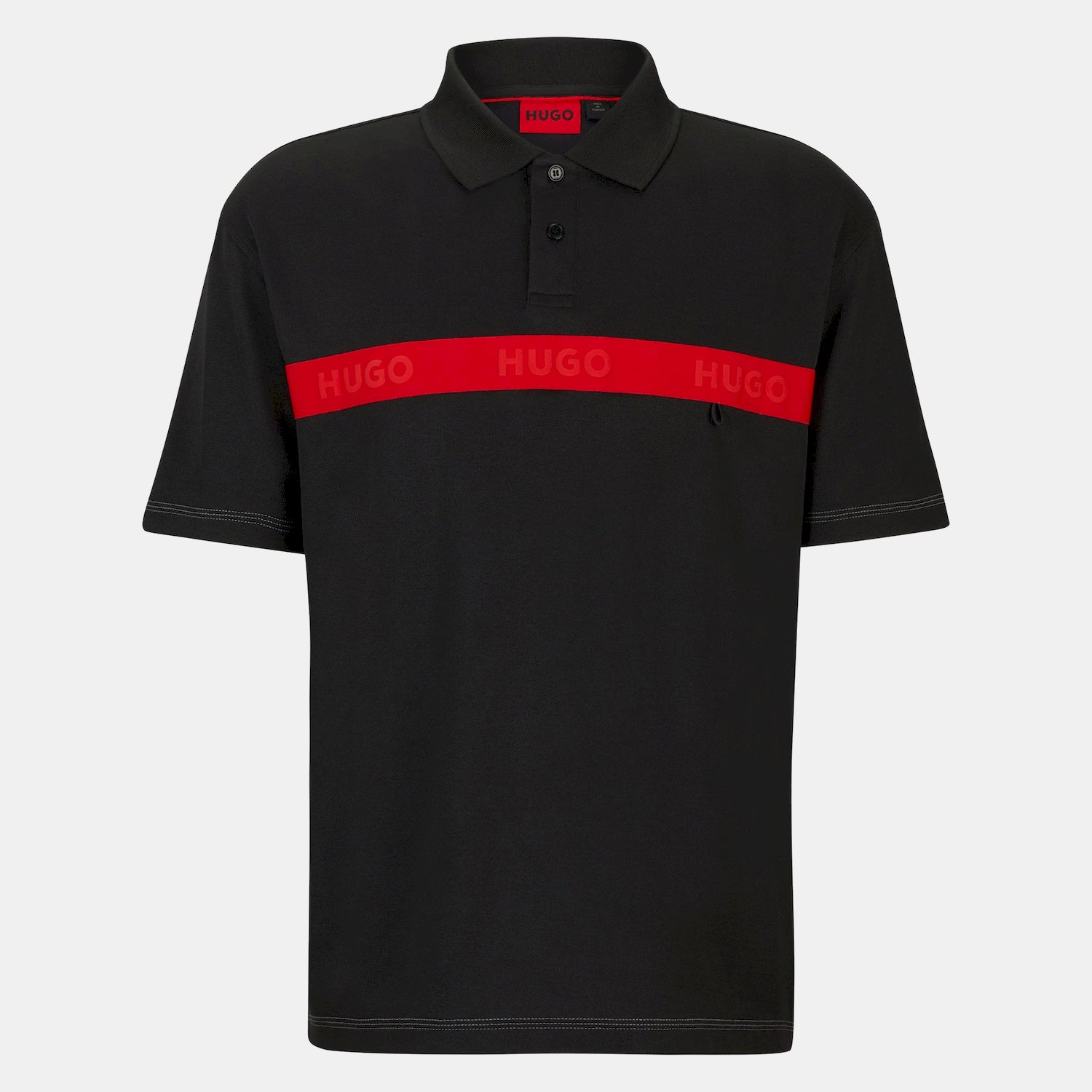 Hugo Polo Decholo Black Red Preto Vermelho_shot1
