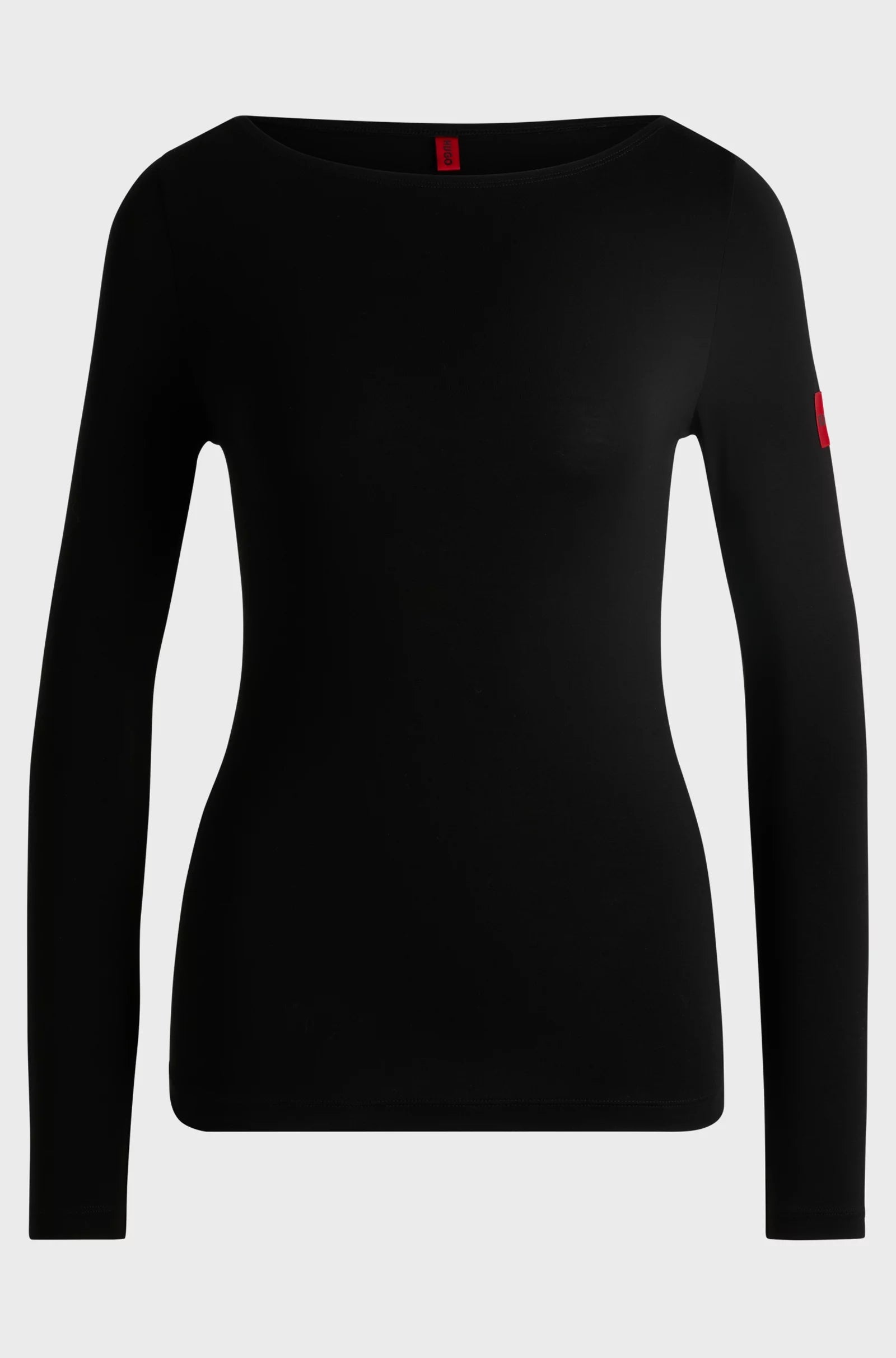 Hugo T Shirt 50486081 Black Preto_shot1