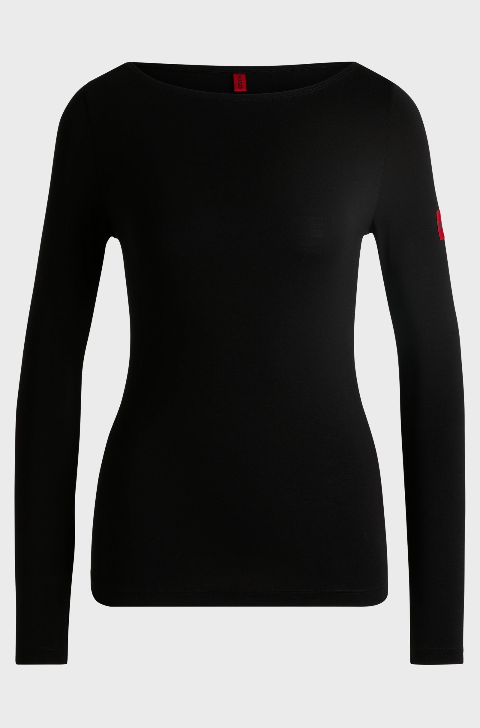 Hugo T Shirt 50486081 Black Preto_shot2