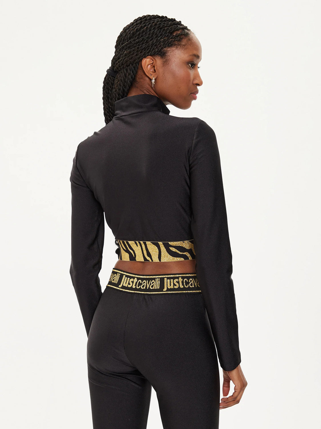 Casaco Just Cavalli Trendy Gold Preto E Ouro