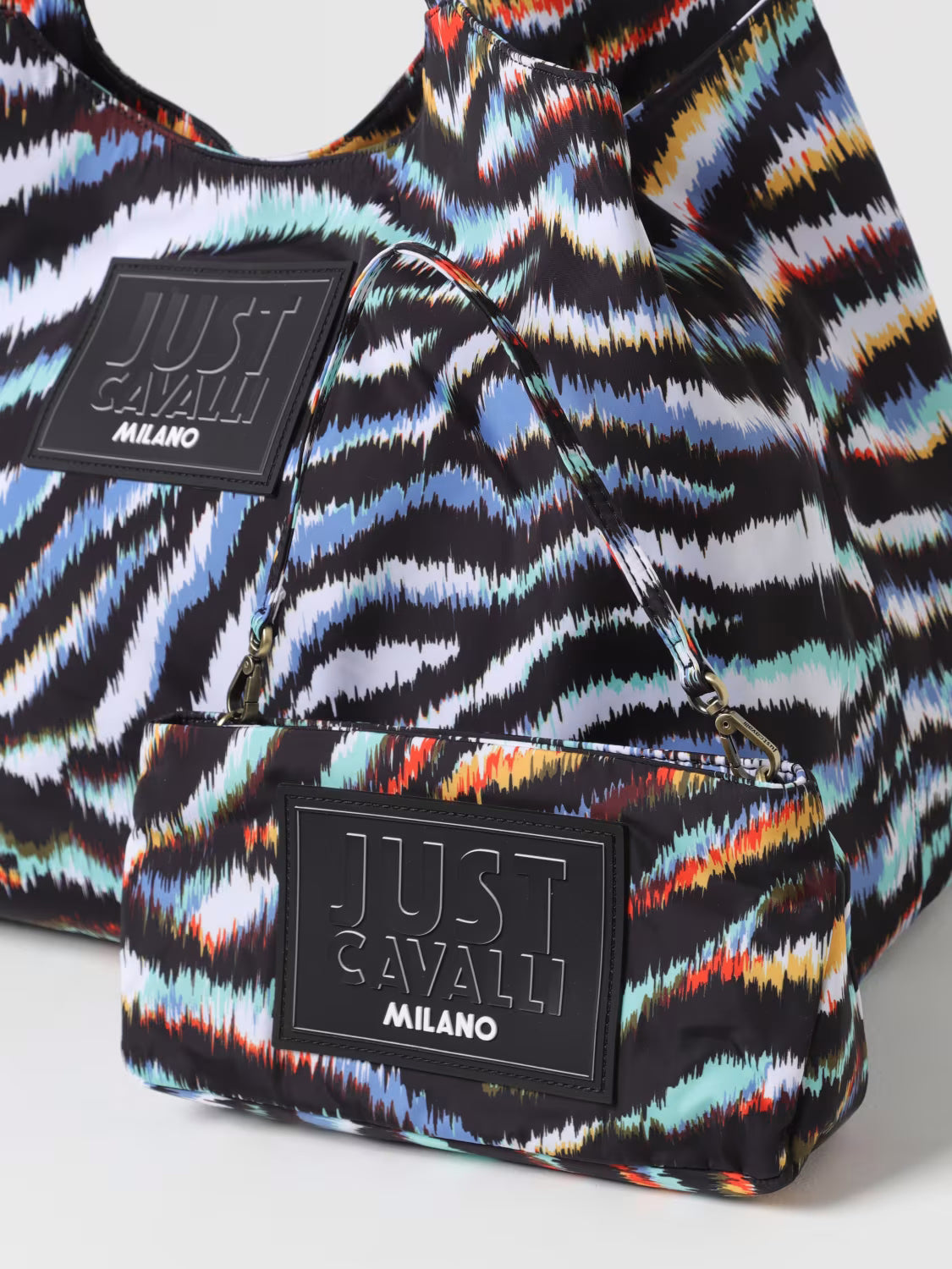 Bolsa Just Cavalli 4 Beach Bag Style Zebra