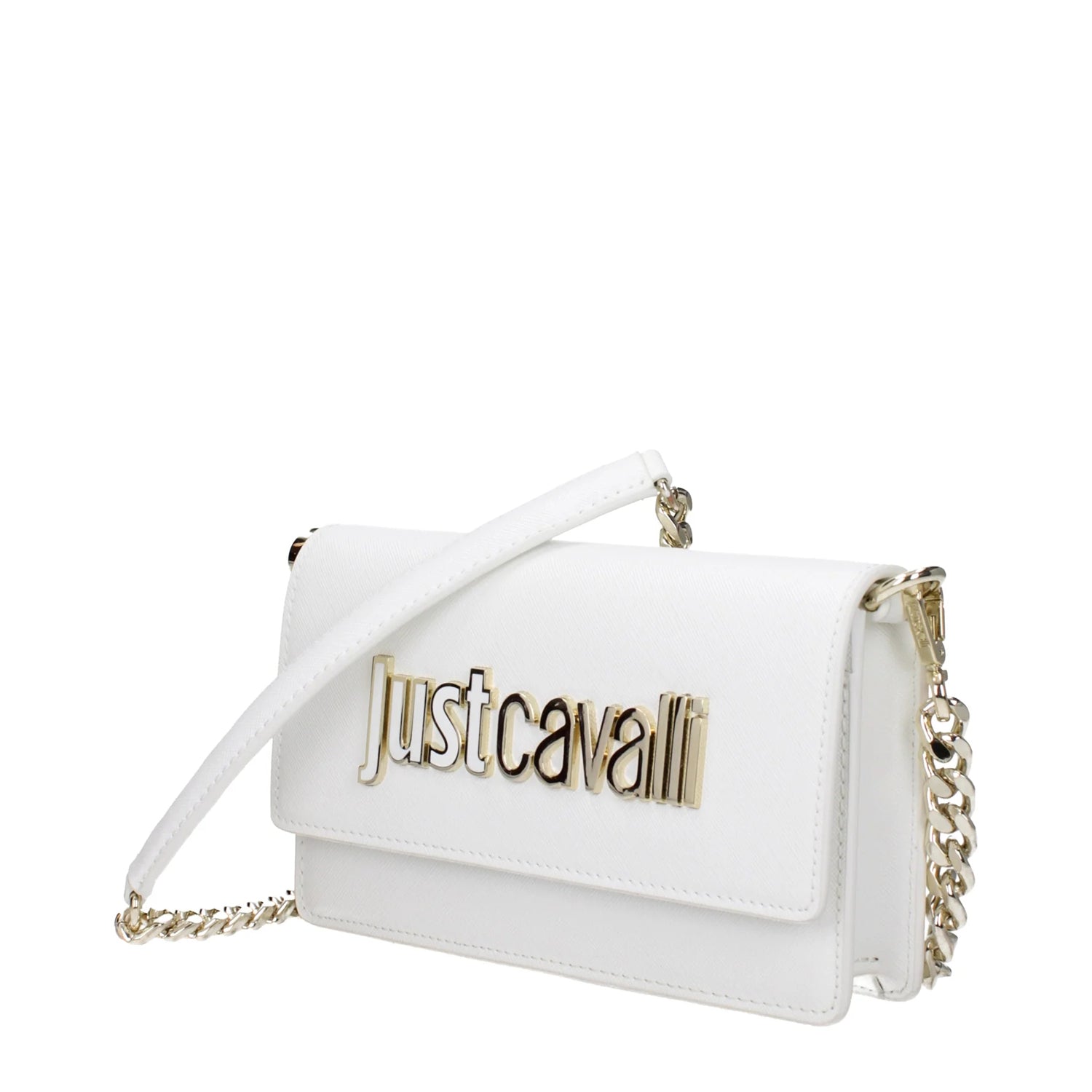 Bolsa Just Cavalli Range B Metal Lett Branco