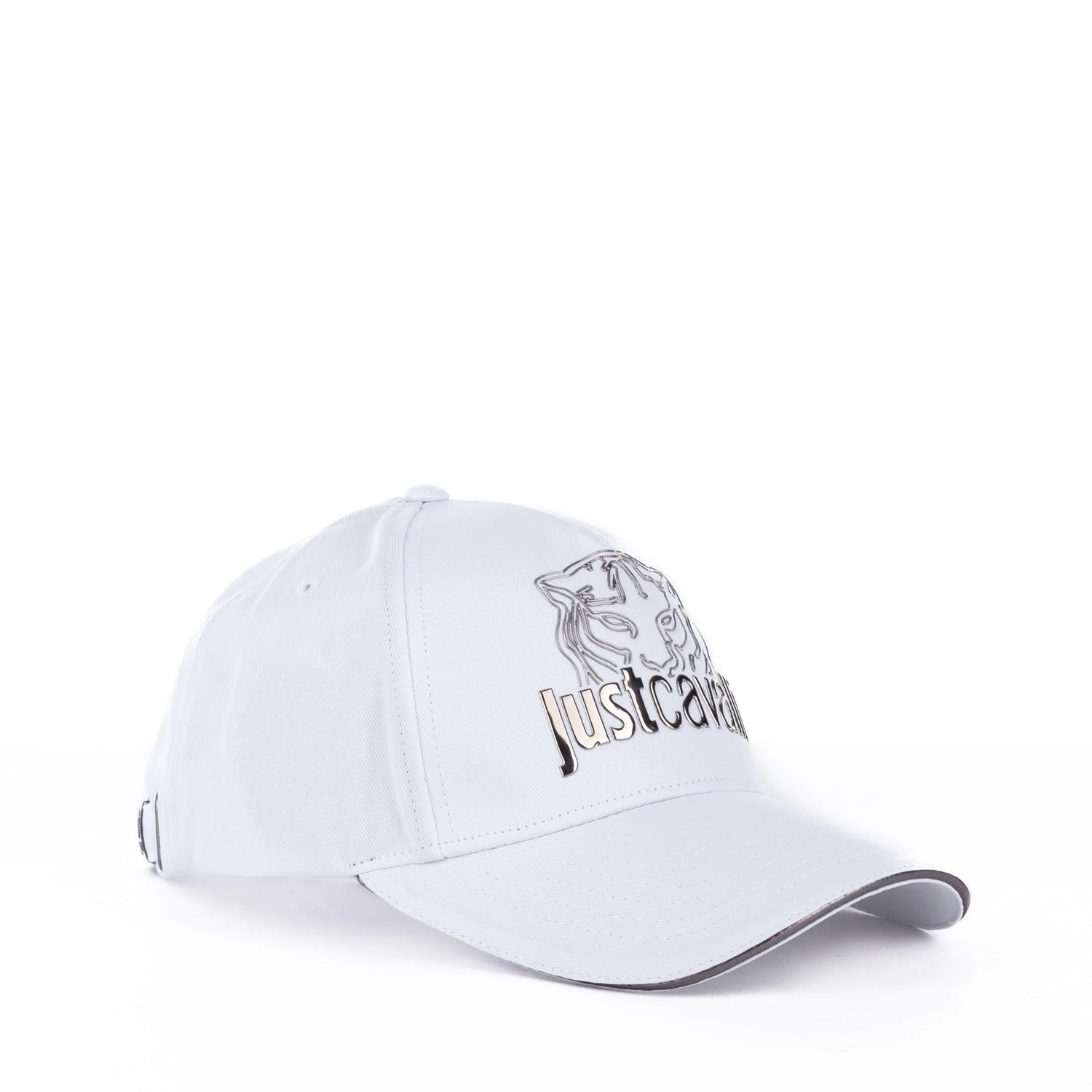 Just Cavalli Cap Hat 76razk50 Whi Silver Branco Prateado_shot1