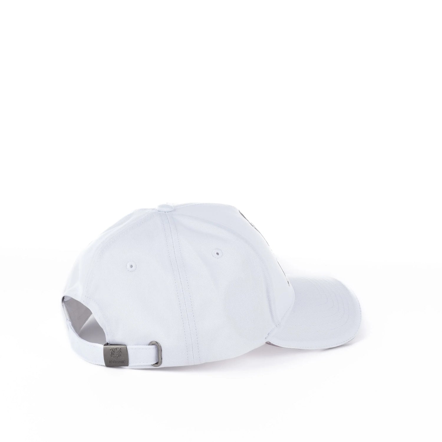 Cap Just Cavalli Institutional Logo Tige Branco E Prateado