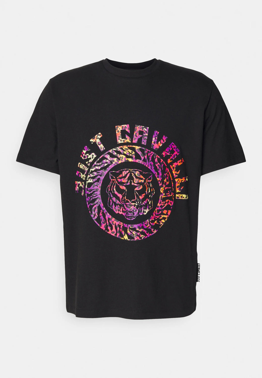 Just Cavalli T Shirt 76oahc17 Blk Multi Preto Multicolor_shot3
