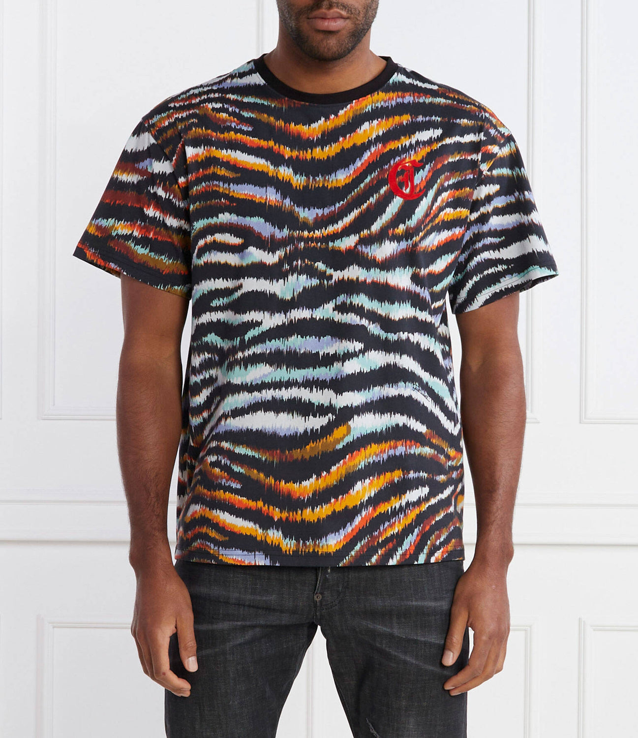 Just Cavalli T Shirt 76oahe09 Multicolor Multicolor_shot1