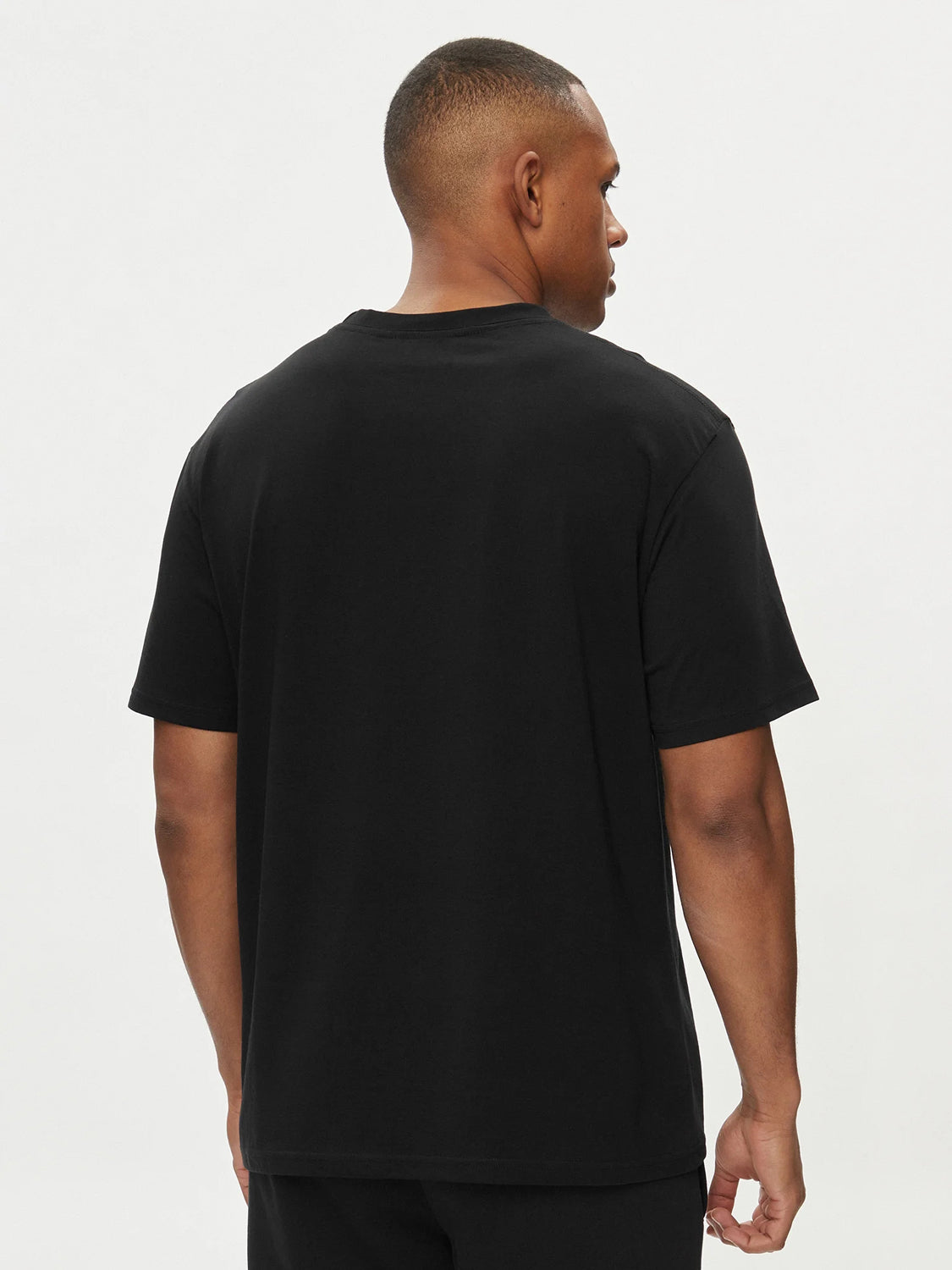 Just Cavalli T Shirt 76oahg05 Blk Gold Preto Ouro_shot2