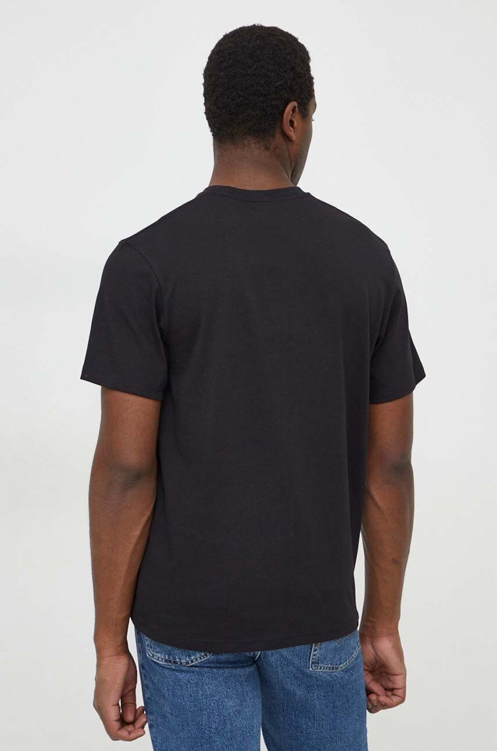 Just Cavalli T Shirt 76oahg15 Blk Gold Preto Ouro_shot2