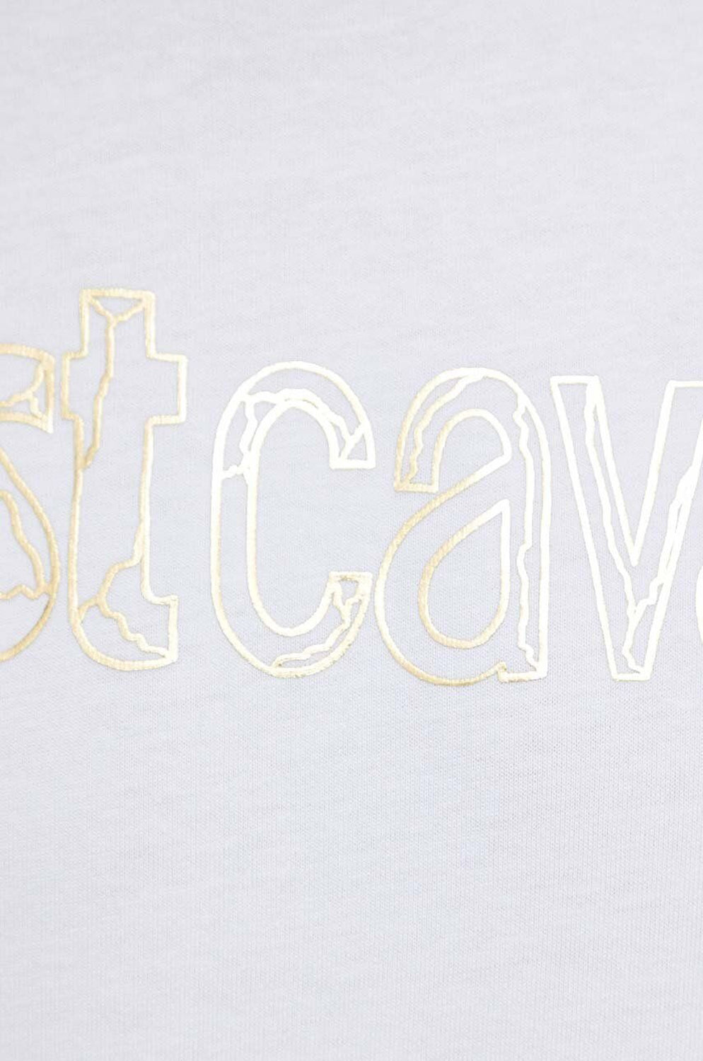 Just Cavalli T Shirt 76oahg15 Whi Gold Branco Dourado_shot4