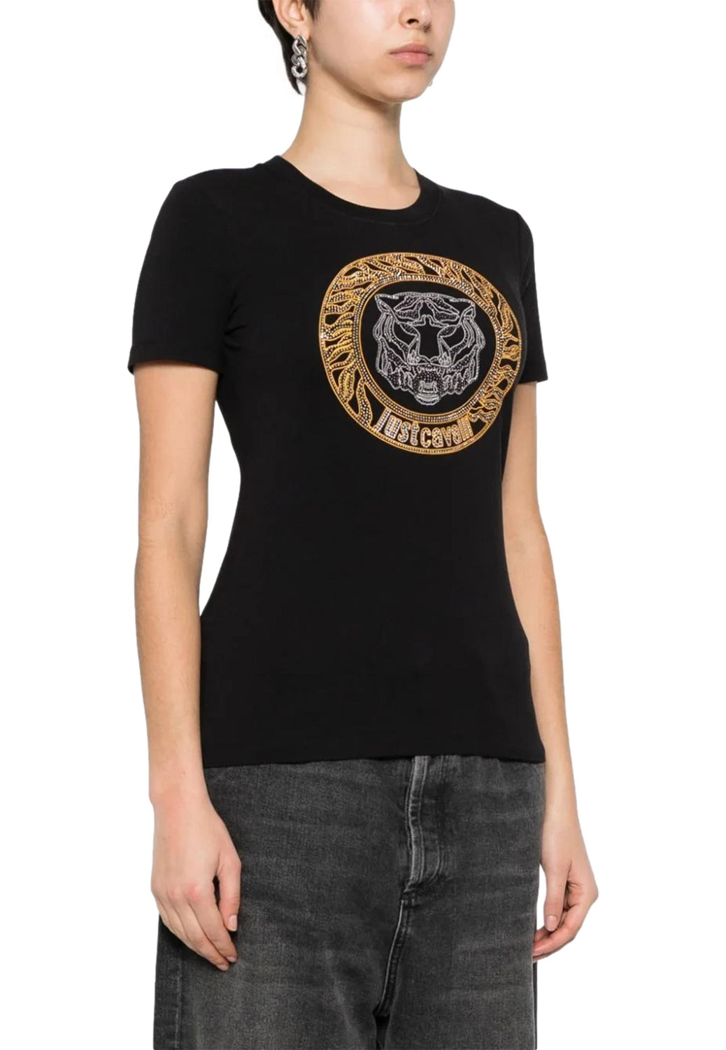T Shirt Just Cavalli Preto