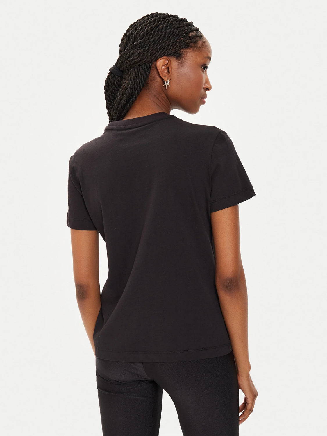 T Shirt Just Cavalli Preto E Ouro