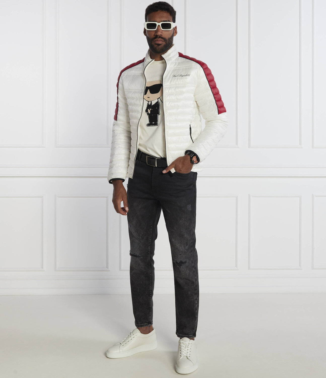 Karl Lagerfeld Blusao Jackets Kl505400 Campagnhe Campagnhe_shot1