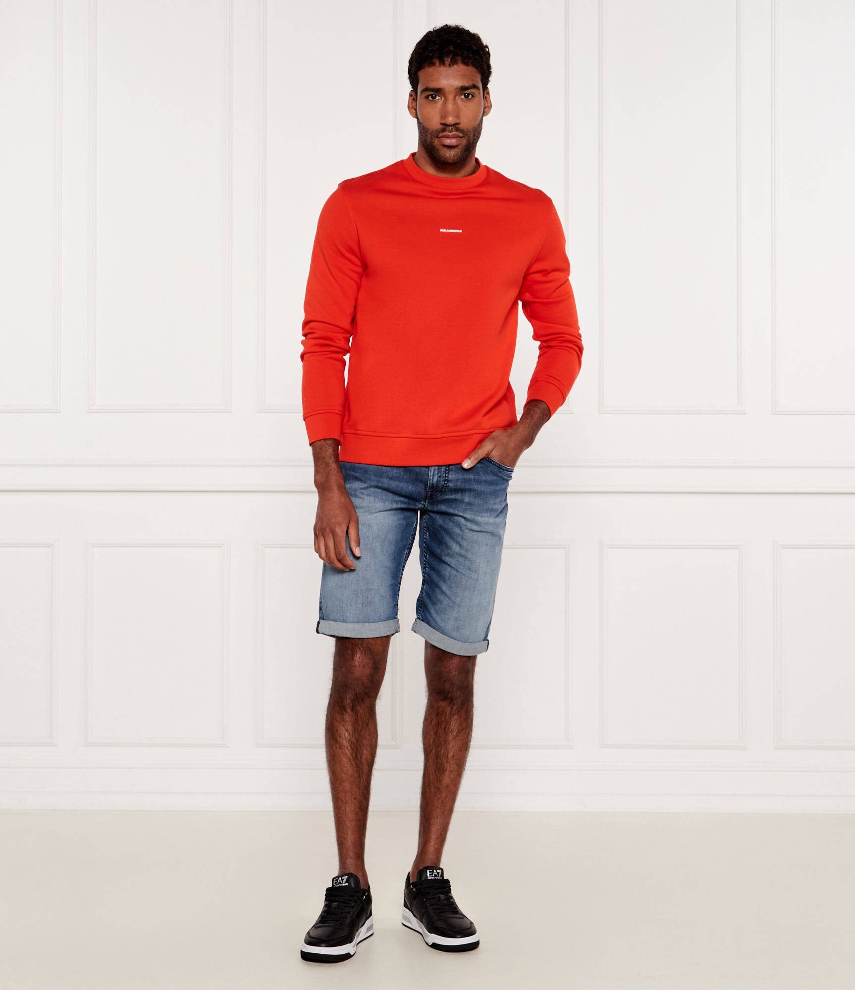 Karl Lagerfeld Camisola Sweat Kl705000 Red Vermelho_shot2