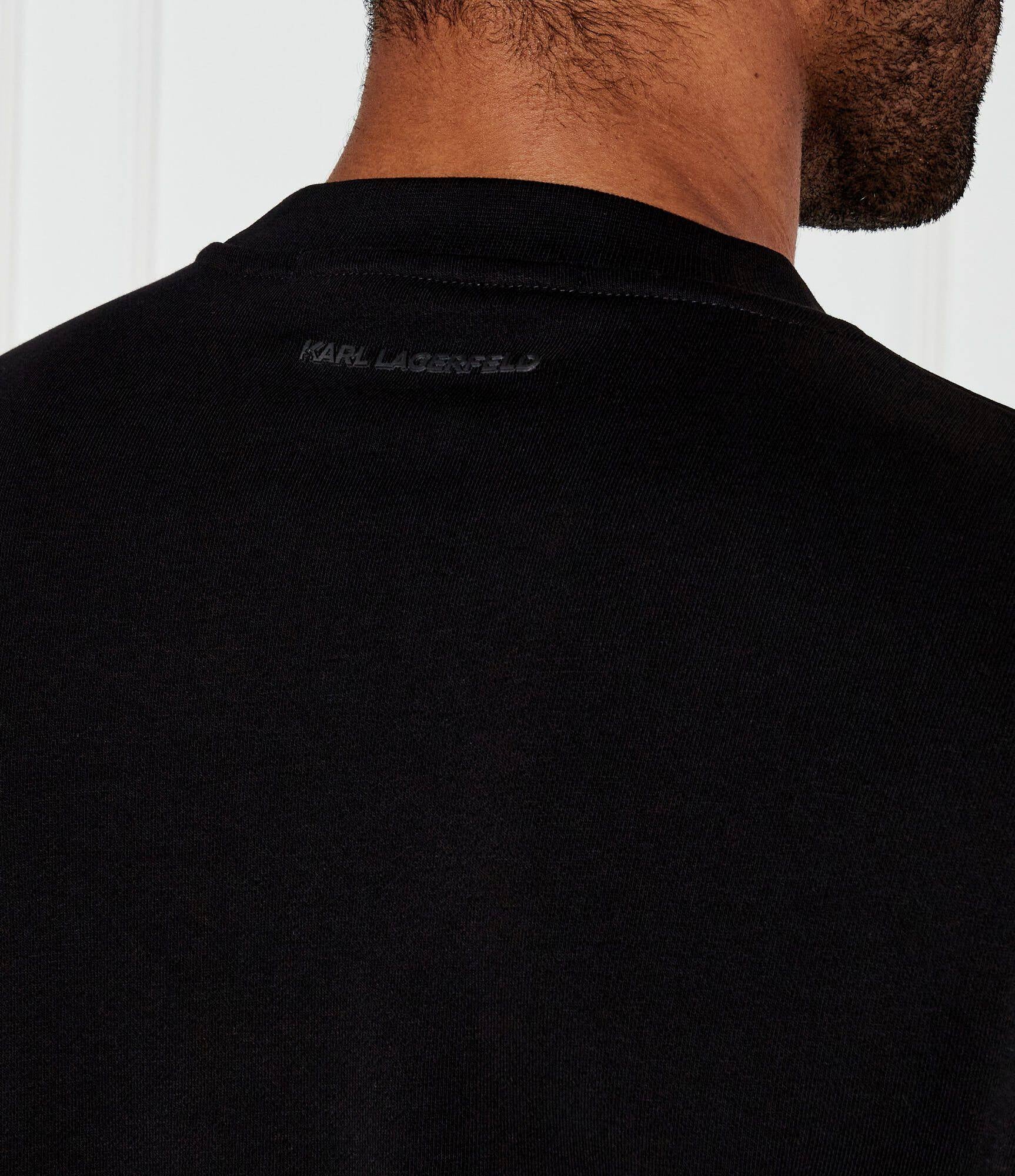 Karl Lagerfeld Camisola Sweat Kl705088 Black Preto_shot4