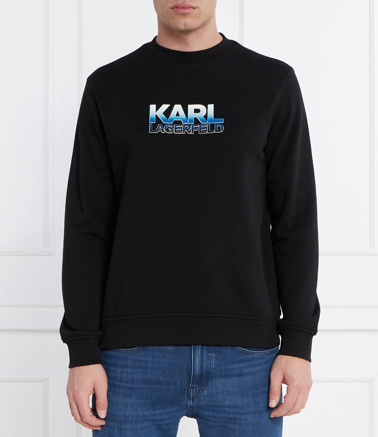 Karl Lagerfeld Camisola Sweat Kl705405 Black Preto_shot2
