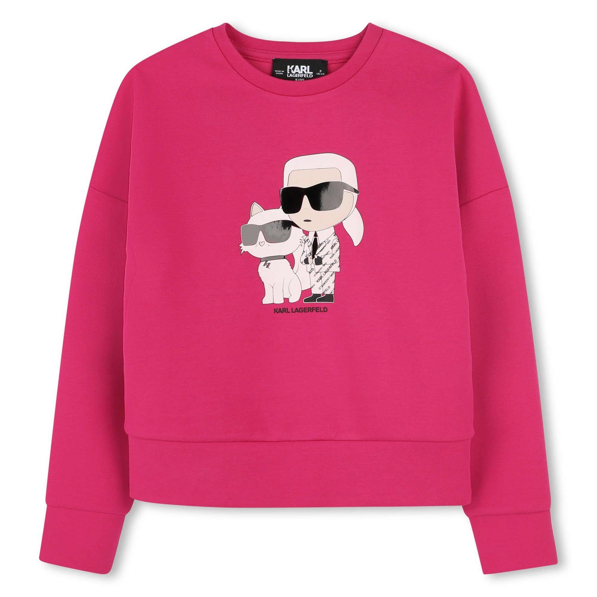 Karl Lagerfeld Camisola Sweat Klz30472 Pink Rosa_shot1