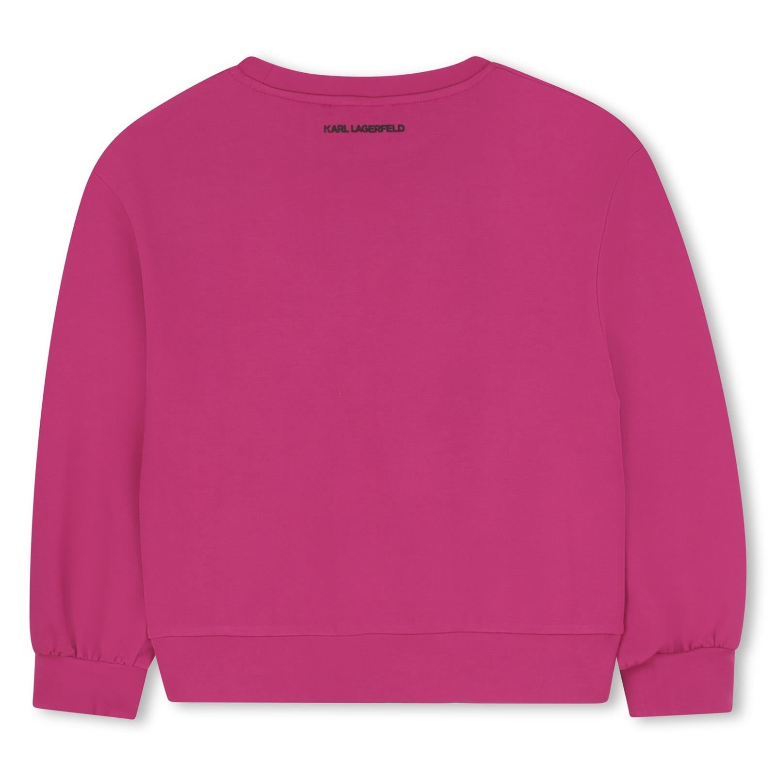 Karl Lagerfeld Camisola Sweat Klz30613 Pink Rosa_shot3