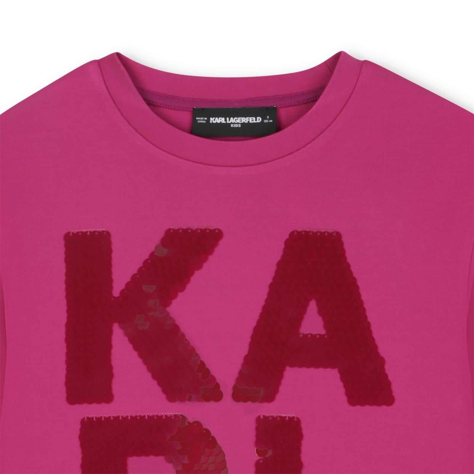 Karl Lagerfeld Camisola Sweat Klz30613 Pink Rosa_shot4