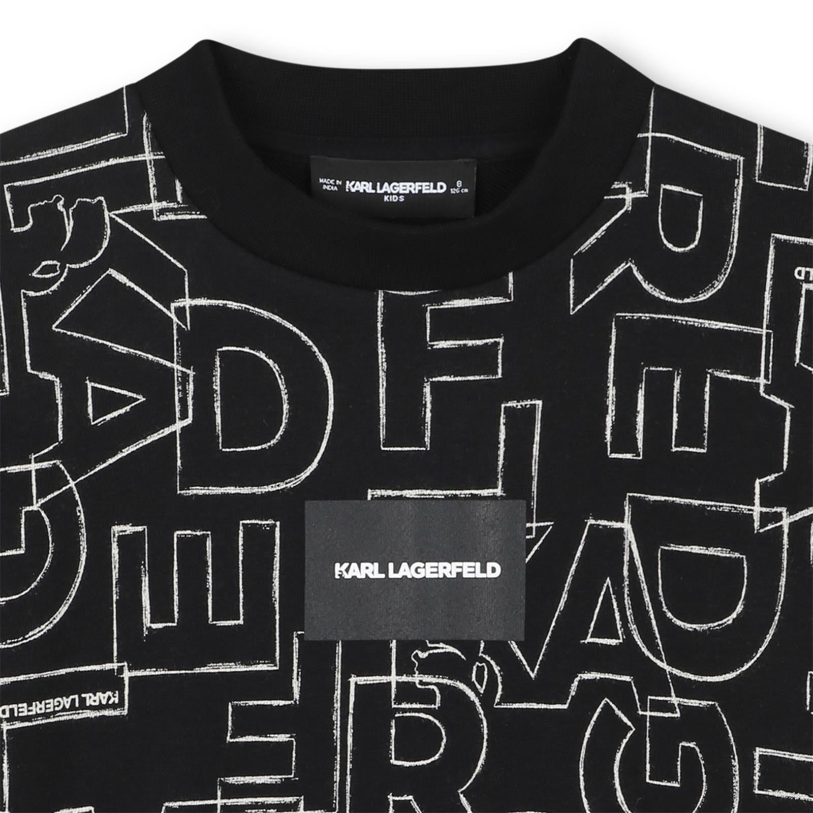 Karl Lagerfeld Camisola Sweat Klz30642 Black.logo Preto_shot4