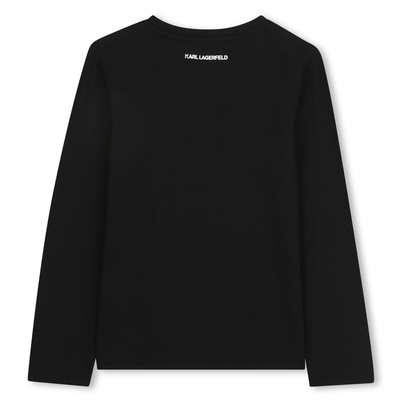 Karl Lagerfeld Camisola Sweat Klz30940 Black Preto_shot3