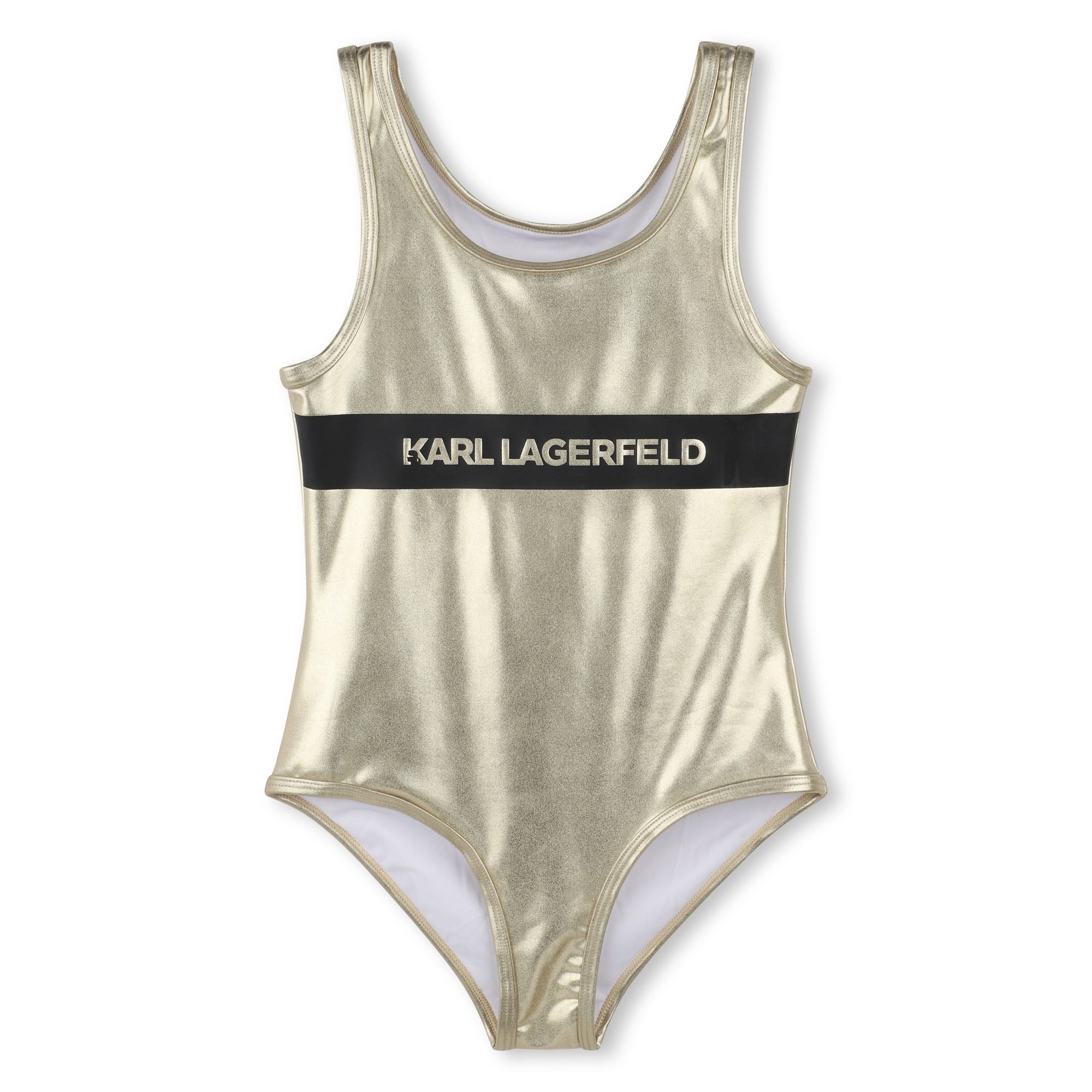 Karl Lagerfeld Fato De Banho Swimsuit Klz30442 Gold Dourado_shot1