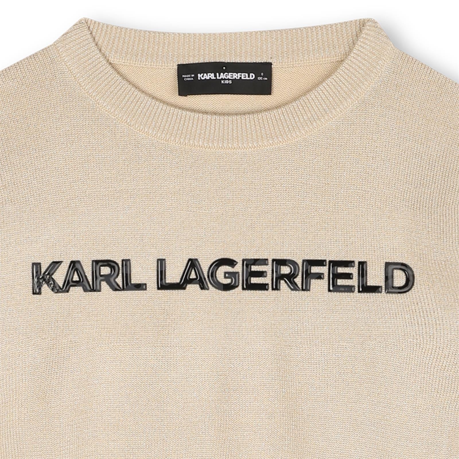 Karl Lagerfeld Malha Sweater Klz30937 Gold Dourado_shot4