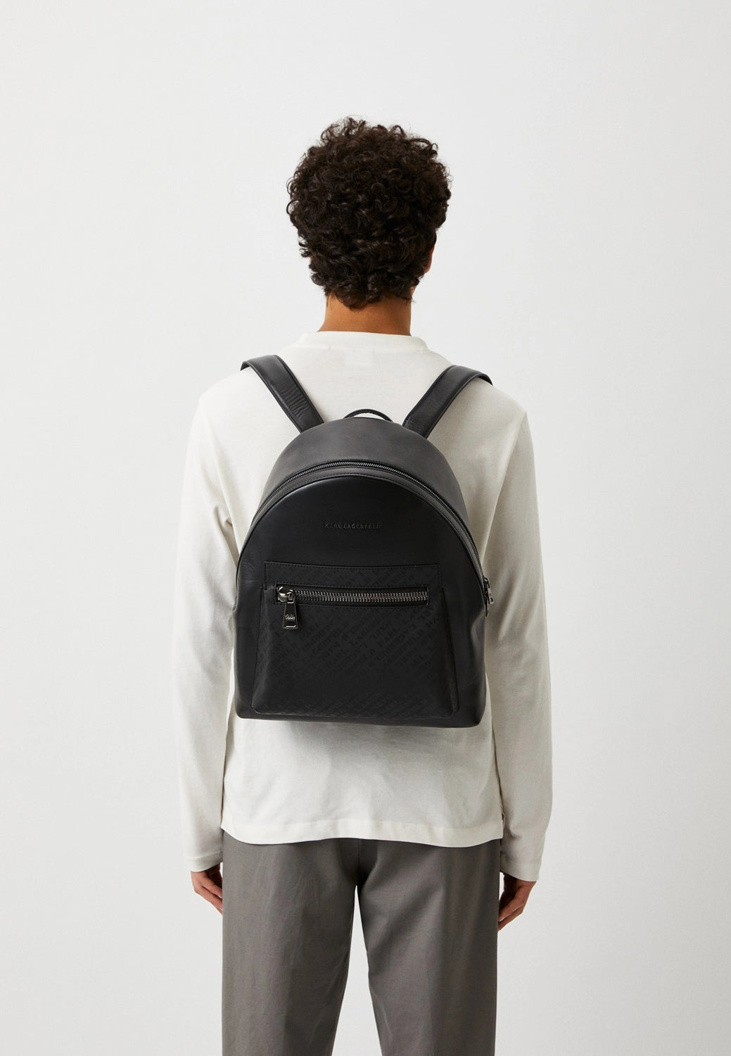 Mochila Karl Lagerfeld Preto Logo