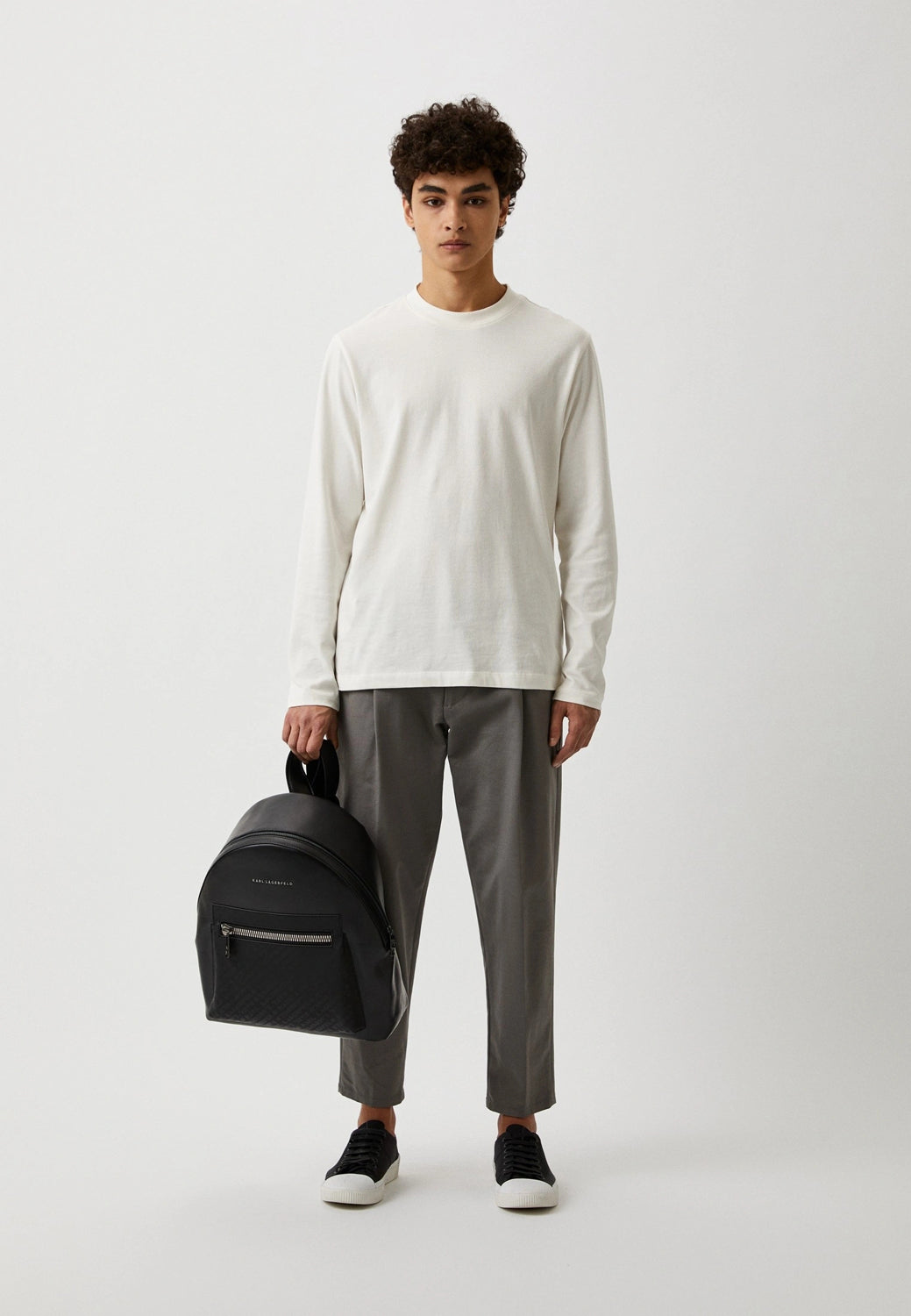 Mochila Karl Lagerfeld Preto Logo