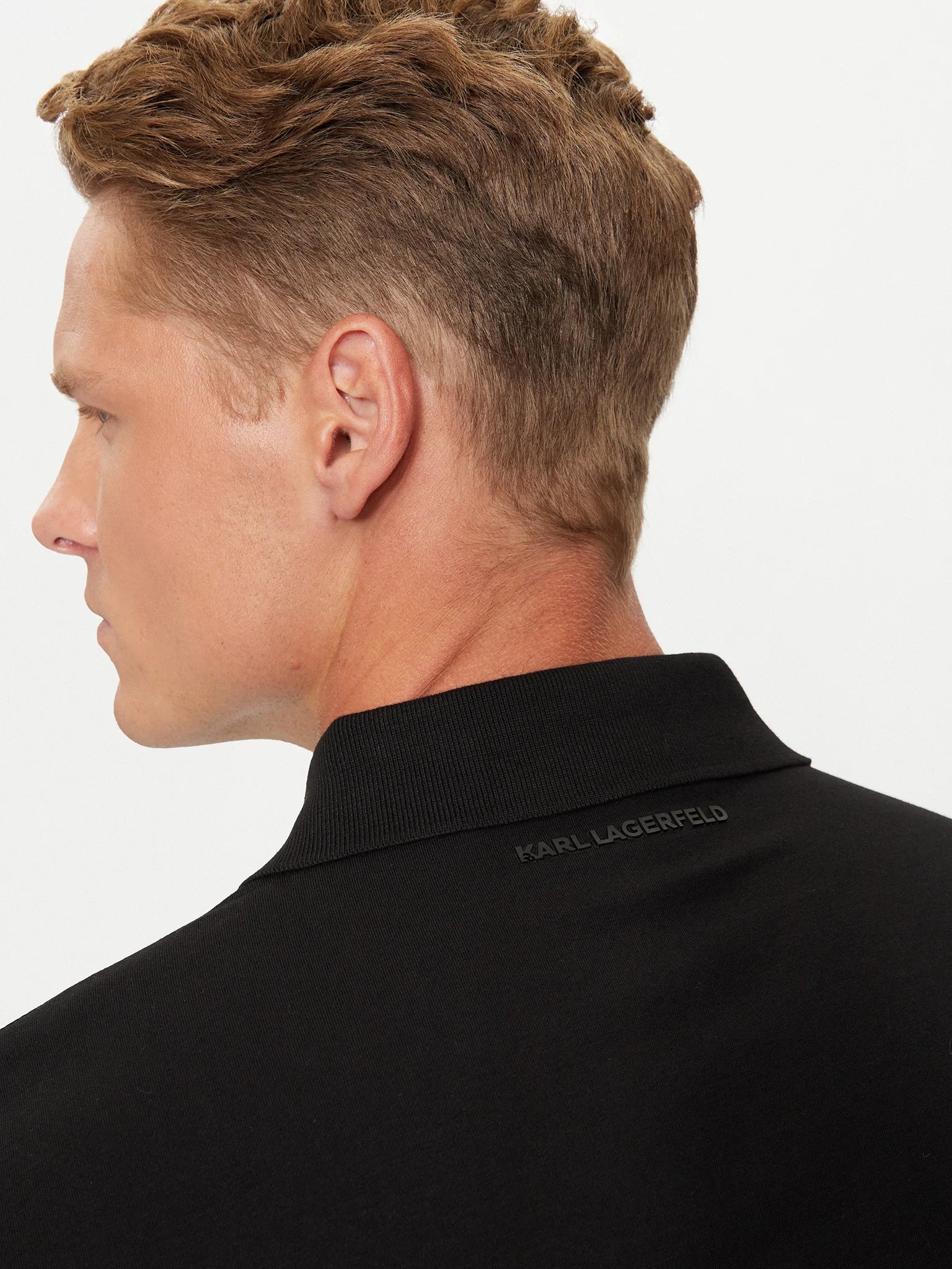 Karl Lagerfeld Polo Kl745022 Black Preto_shot3