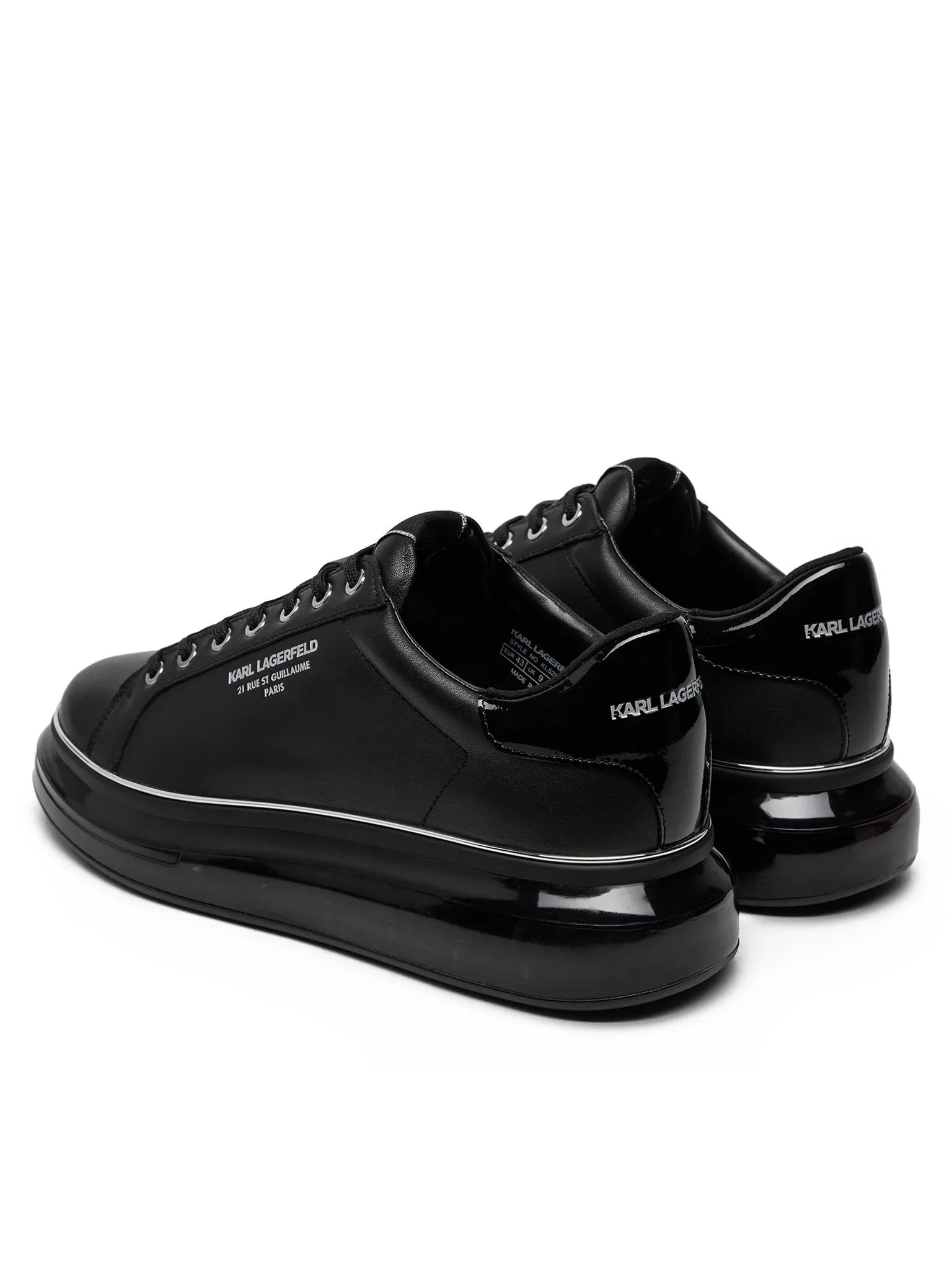 Karl Lagerfeld Sapatilhas Sneakers Shoes Kl52615 Triple Blk Preto_shot3