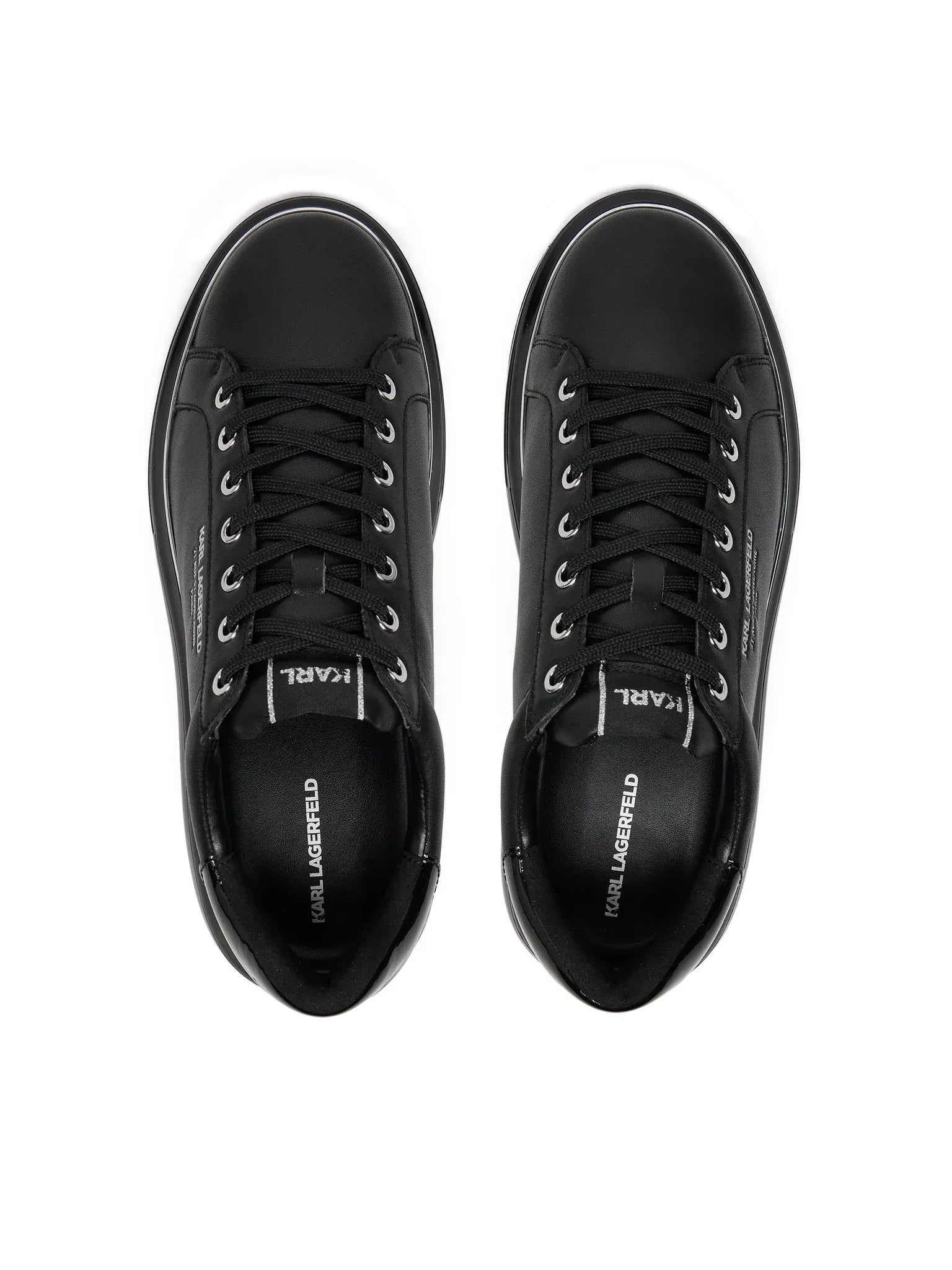 Karl Lagerfeld Sapatilhas Sneakers Shoes Kl52615 Triple Blk Preto_shot5