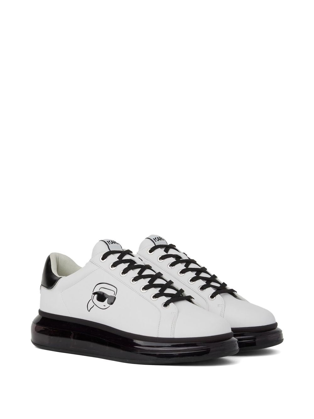 Karl Lagerfeld Sapatilhas Sneakers Shoes Kl52630n Whi Black Branco Preto_shot2
